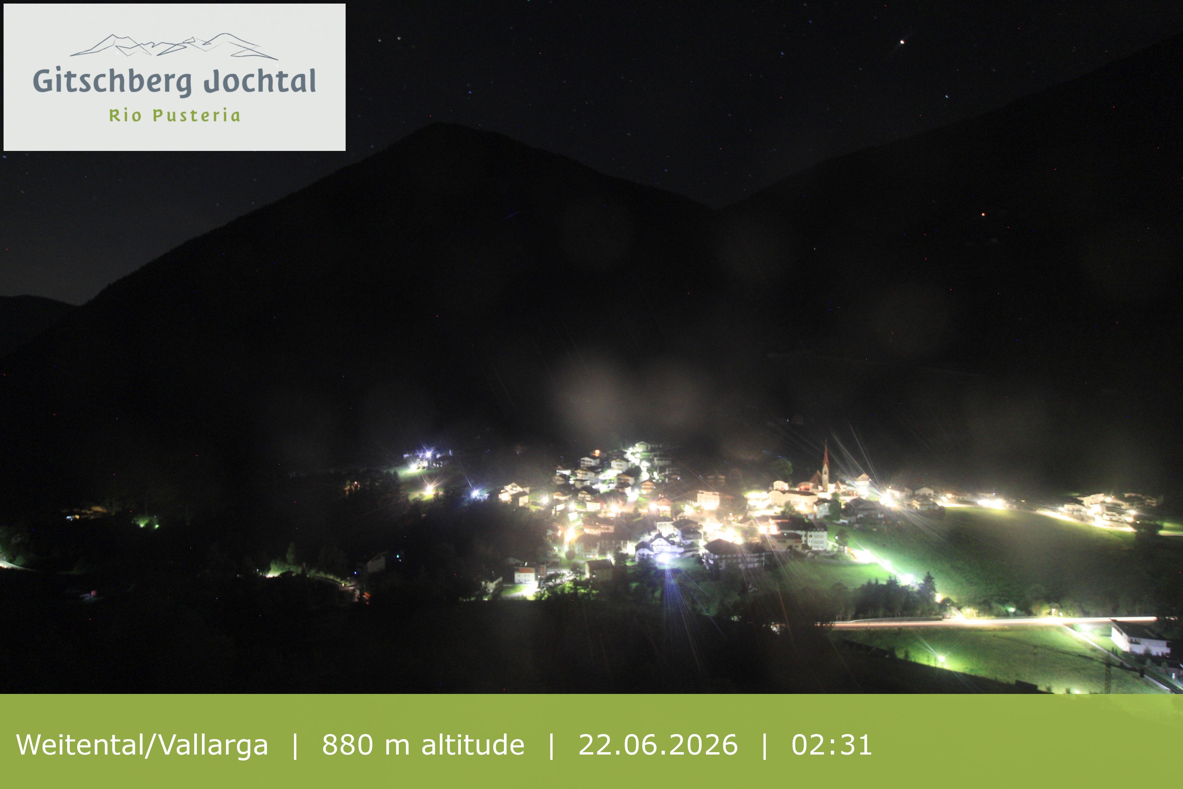 Archiv Foto Webcam Blick auf Weitental vom Gitschberg