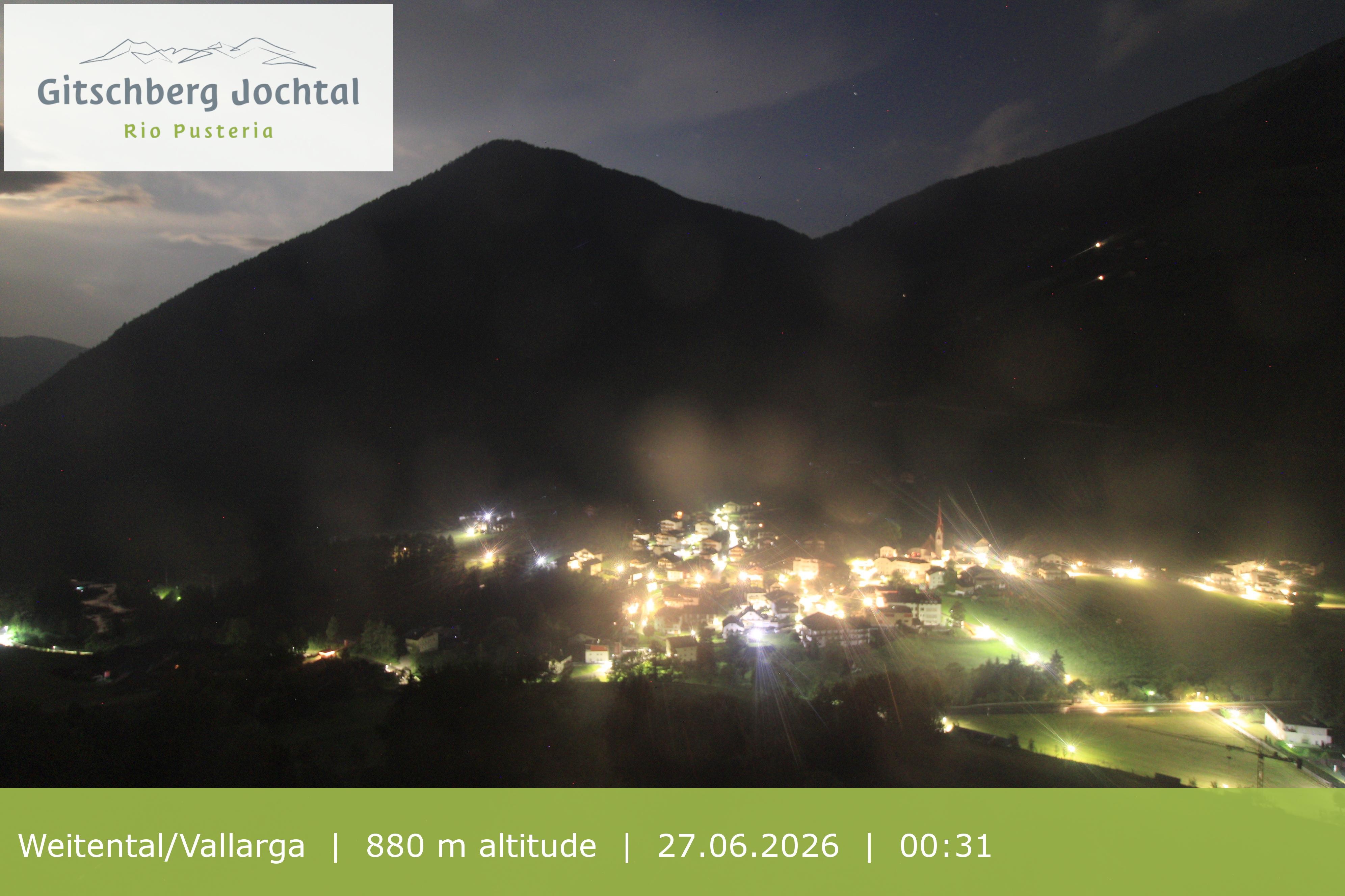Archiv Foto Webcam Blick auf Weitental vom Gitschberg