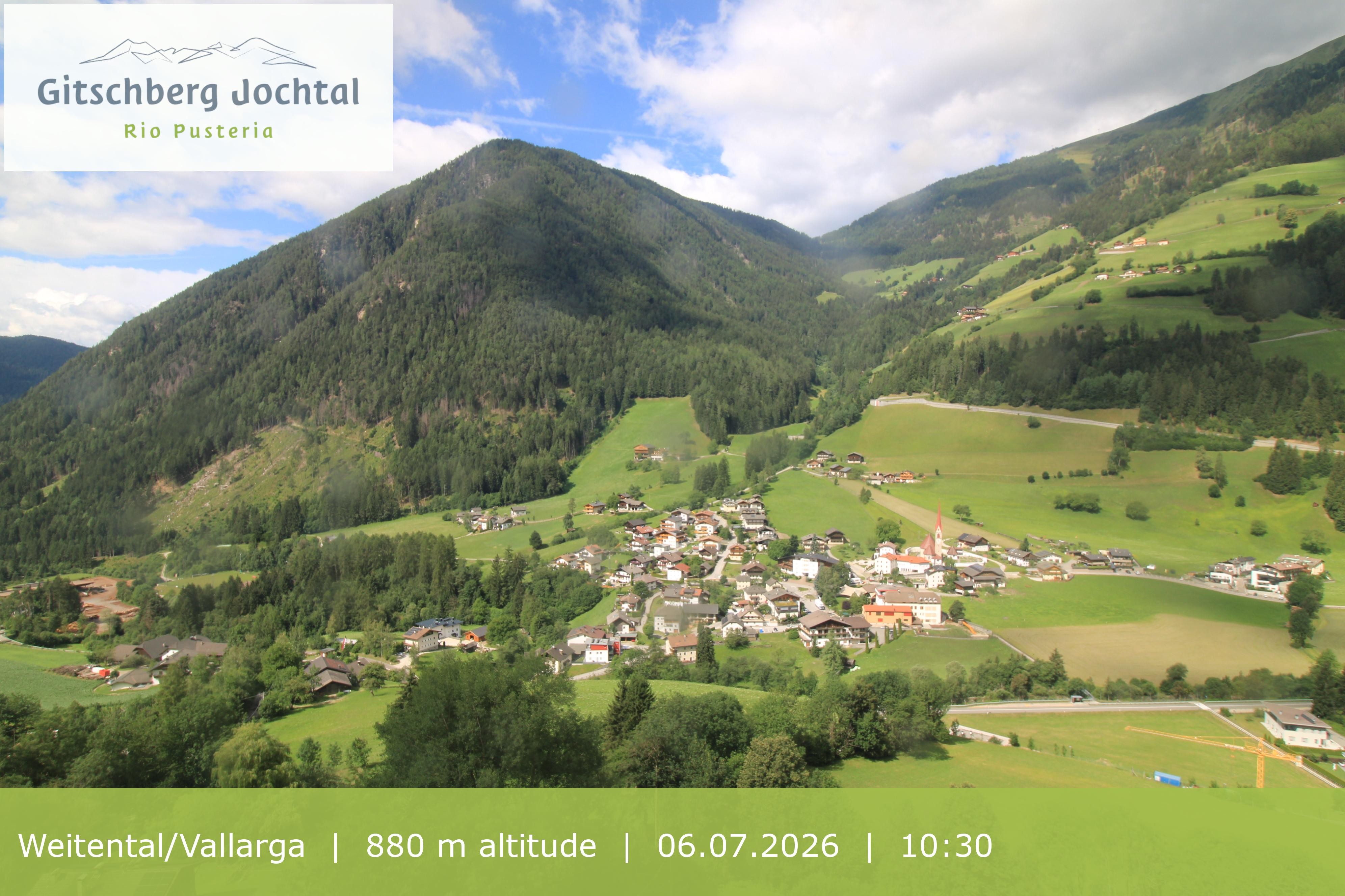 Archived image Webcam View at Weitental in Eisack Valley