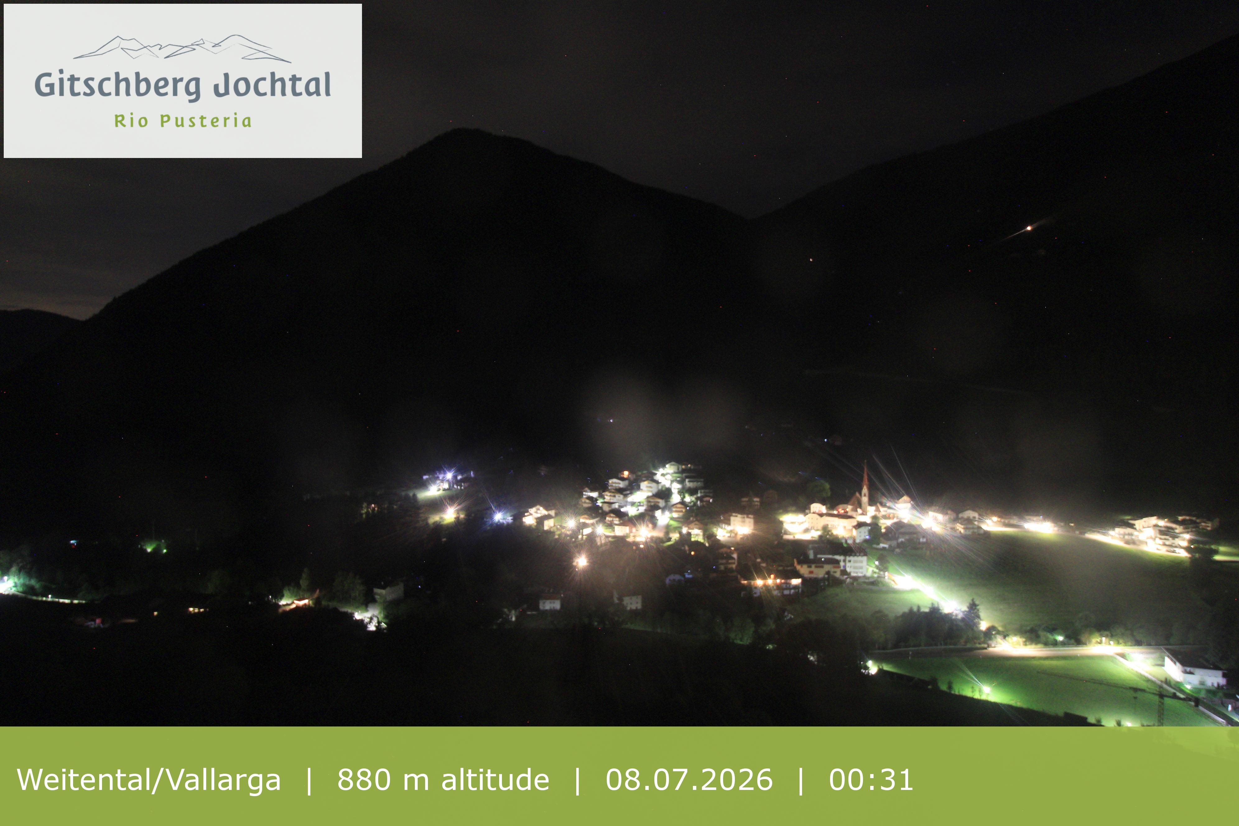 Archiv Foto Webcam Blick auf Weitental vom Gitschberg