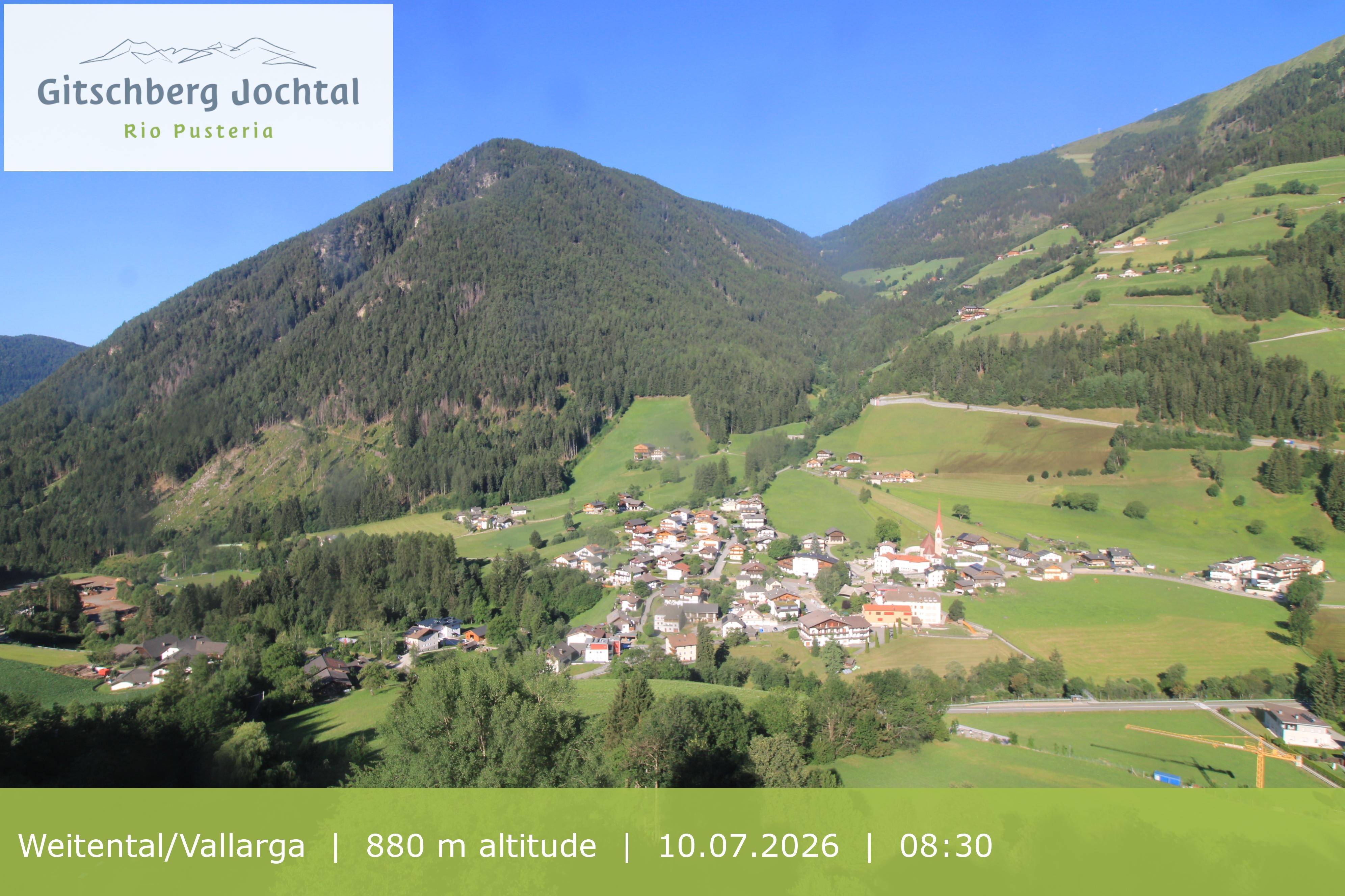 Archived image Webcam View at Weitental in Eisack Valley