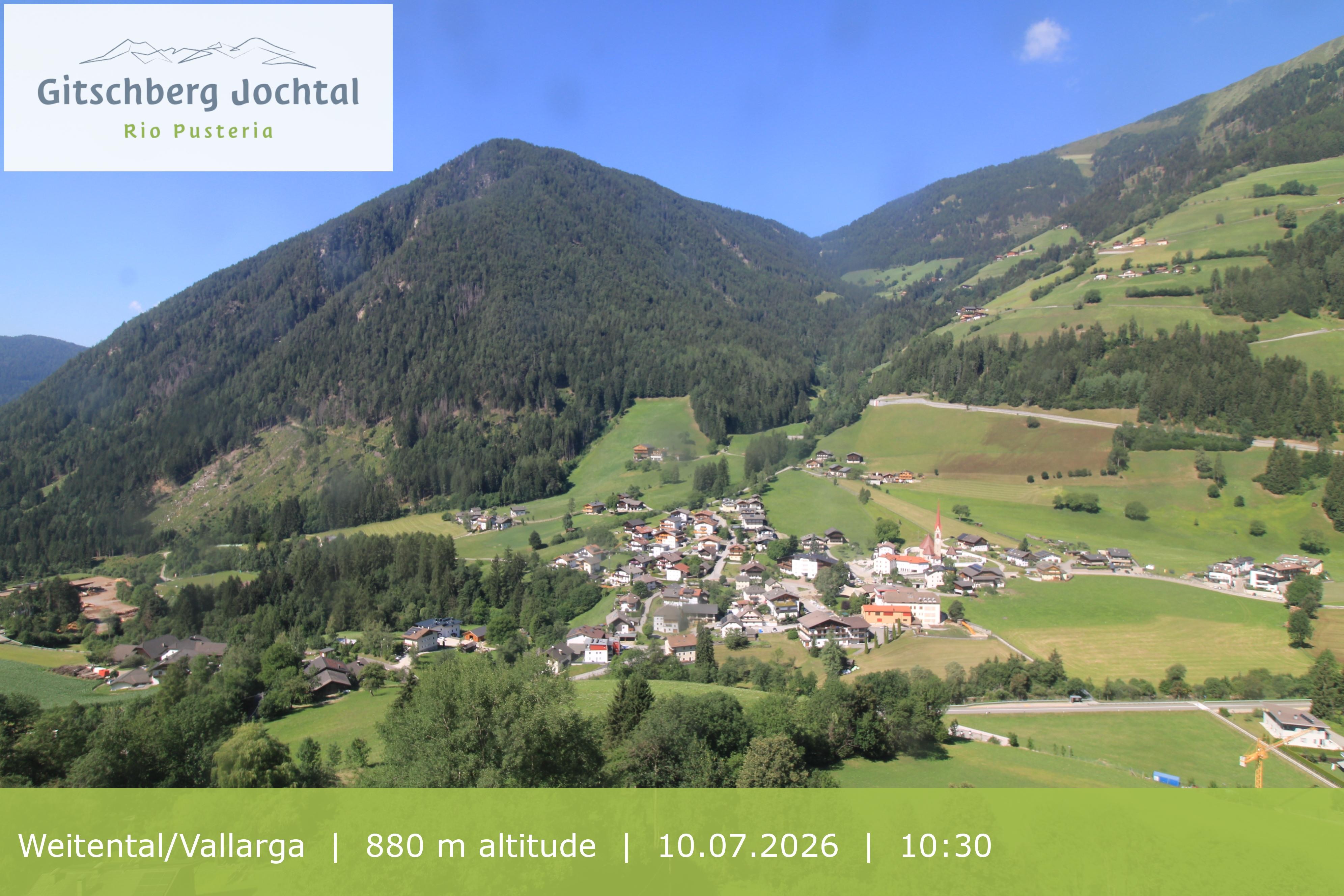 Archived image Webcam View at Weitental in Eisack Valley