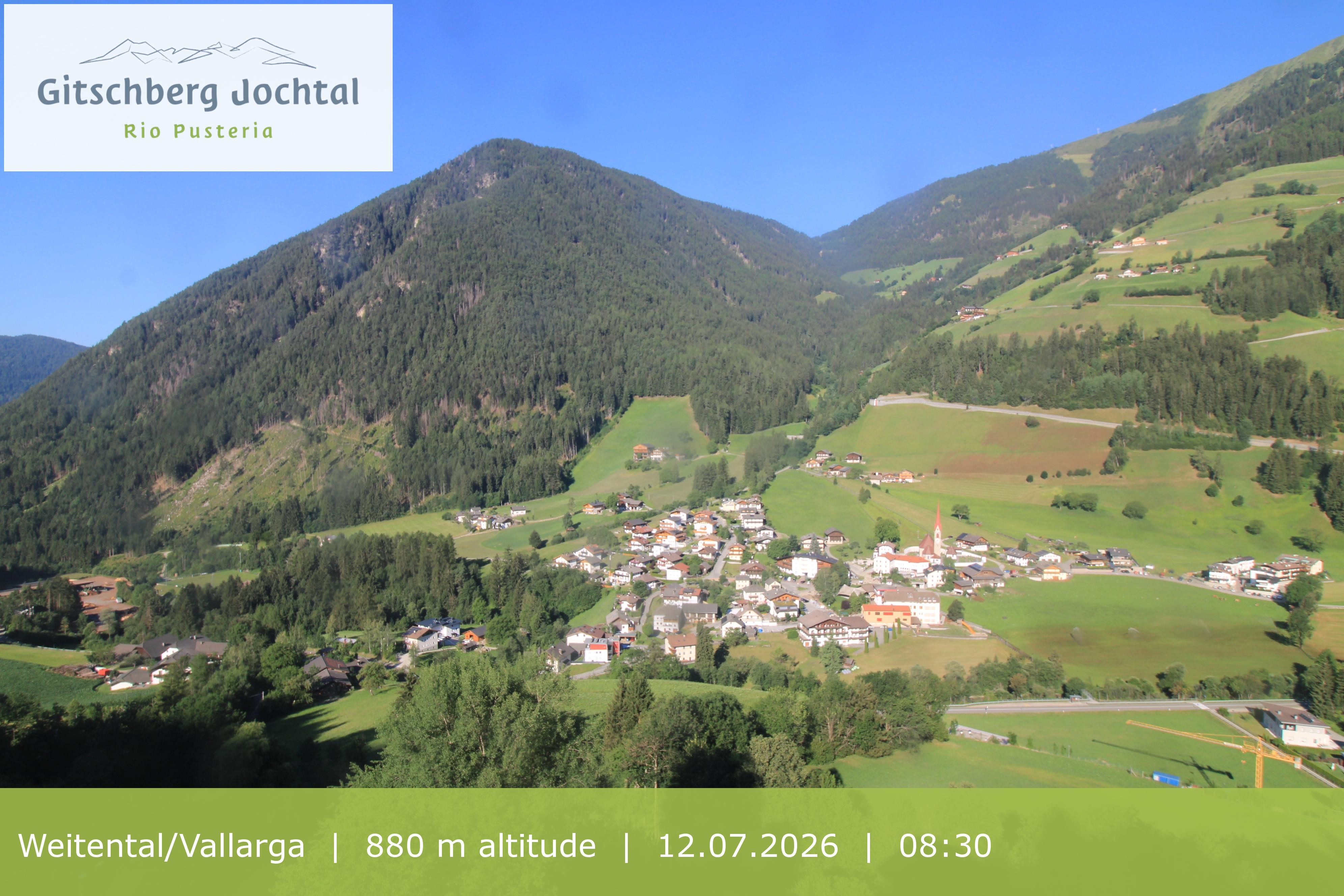 Archived image Webcam View at Weitental in Eisack Valley