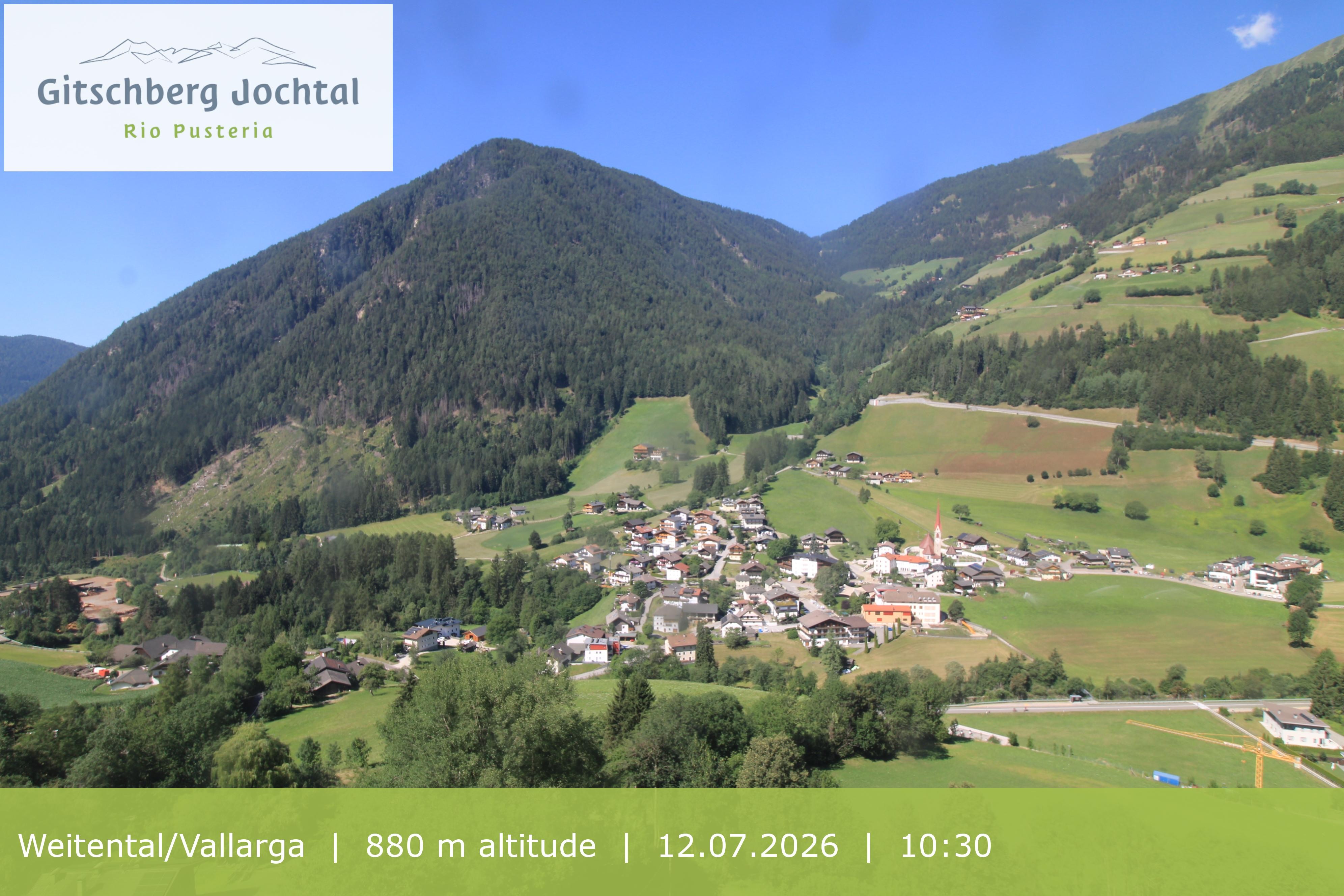 Archived image Webcam View at Weitental in Eisack Valley