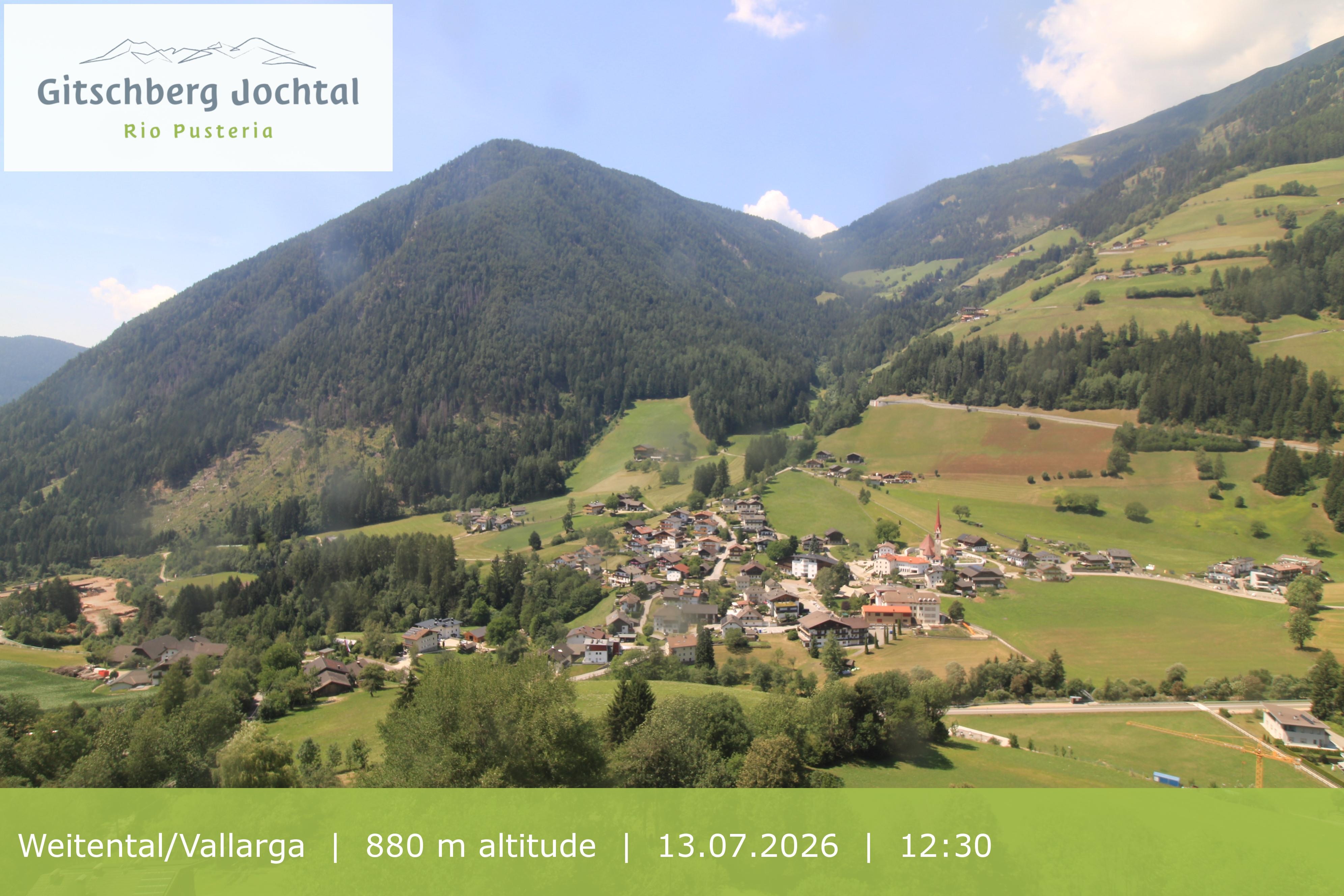 Archived image Webcam View at Weitental in Eisack Valley