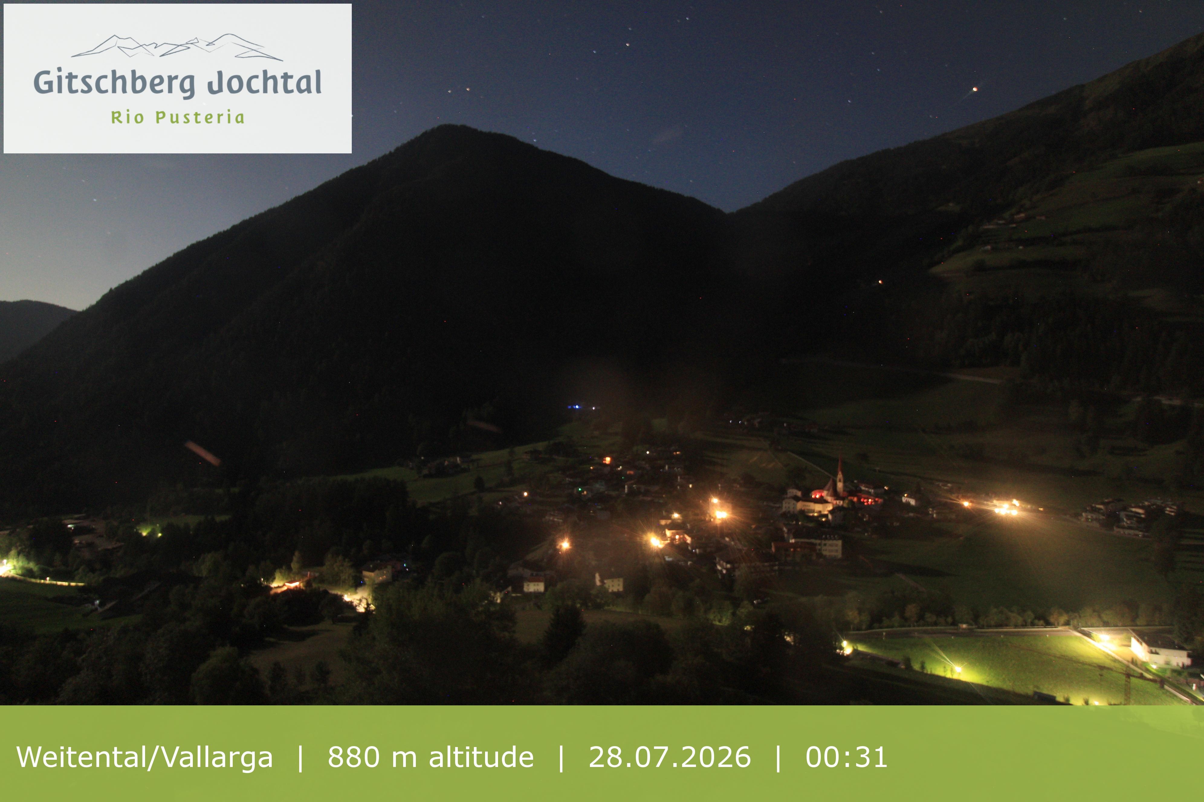 Archiv Foto Webcam Blick auf Weitental vom Gitschberg