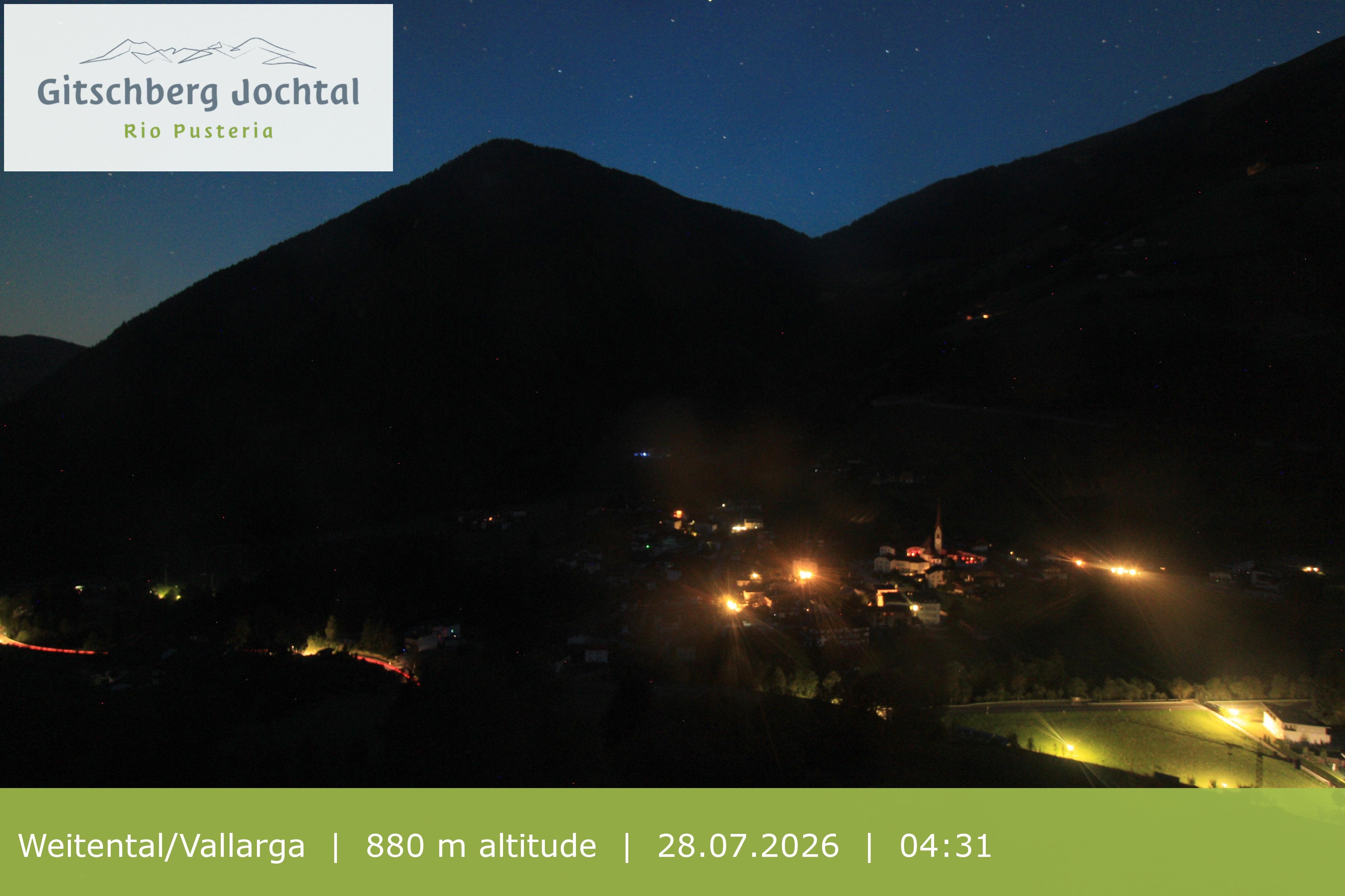 Archiv Foto Webcam Blick auf Weitental vom Gitschberg