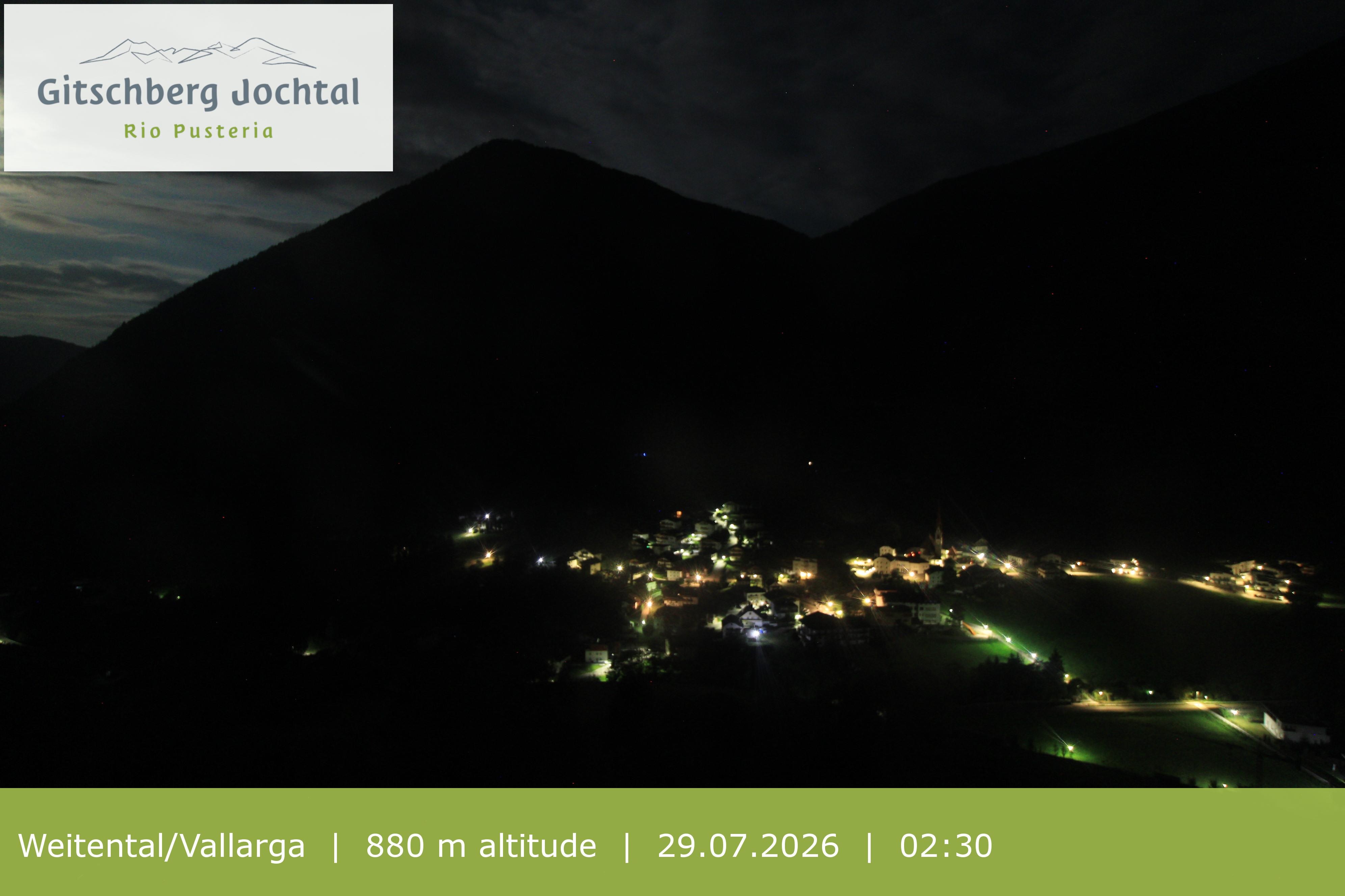 Archiv Foto Webcam Blick auf Weitental vom Gitschberg