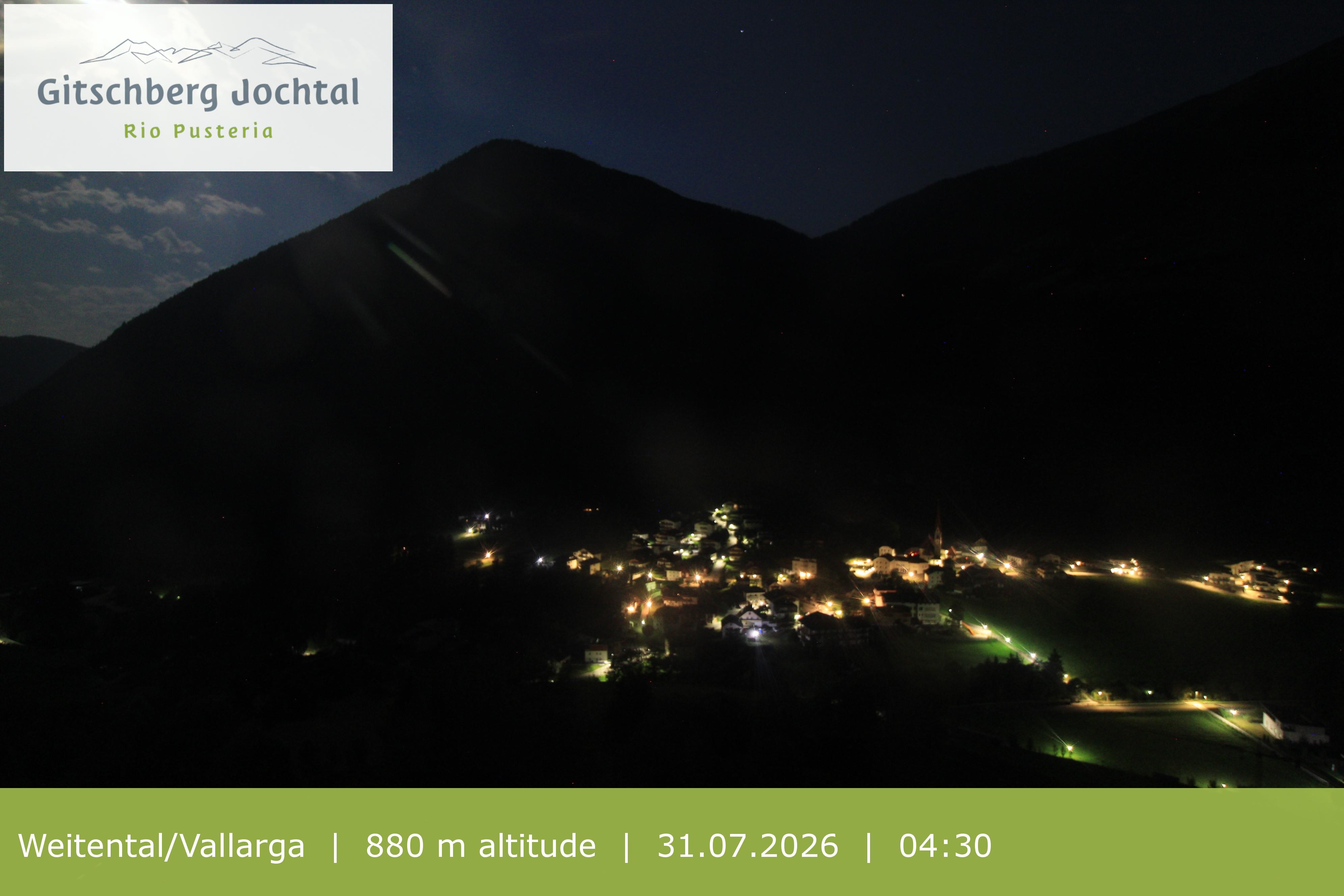 Archiv Foto Webcam Blick auf Weitental vom Gitschberg