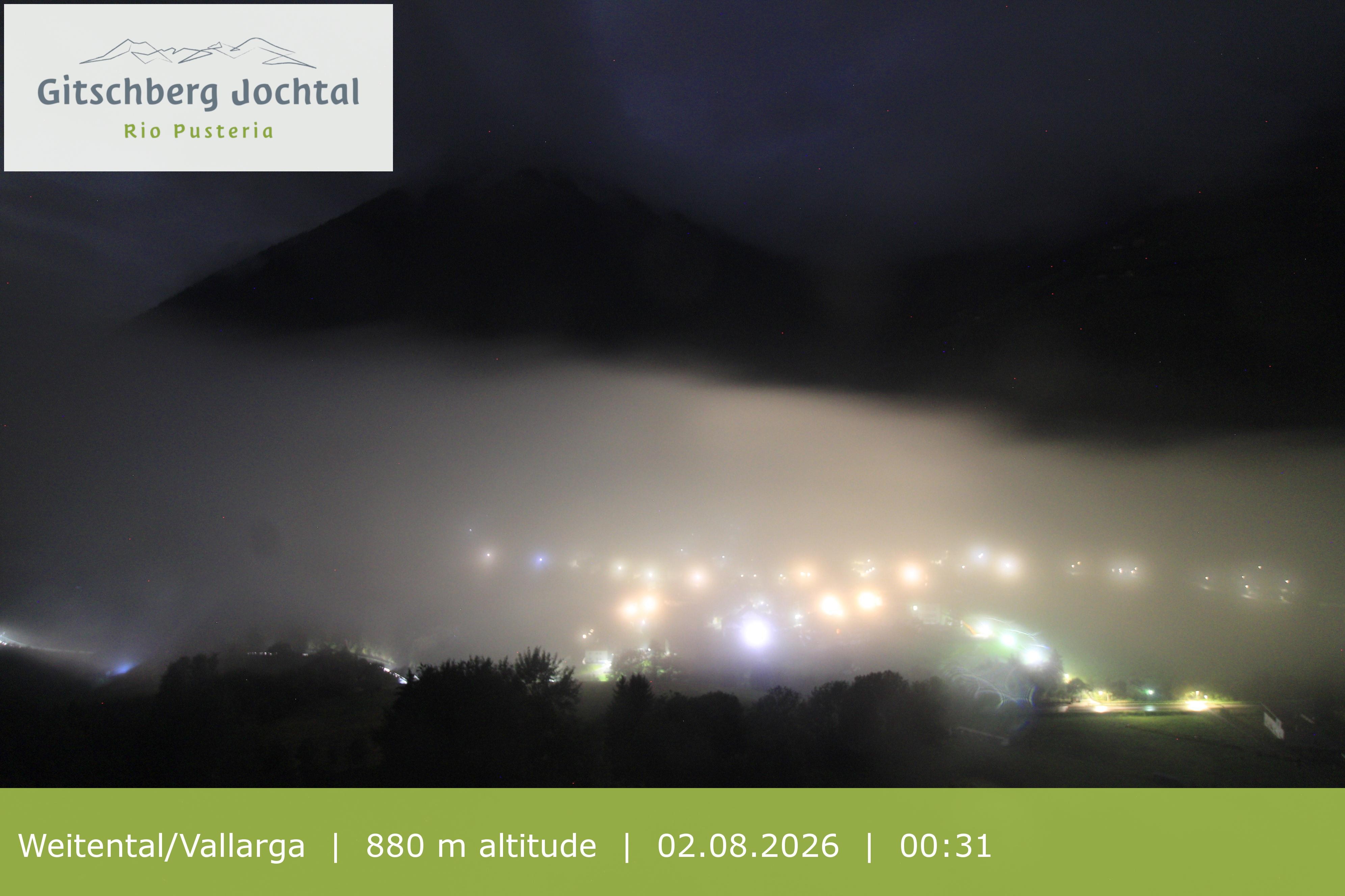 Archiv Foto Webcam Blick auf Weitental vom Gitschberg