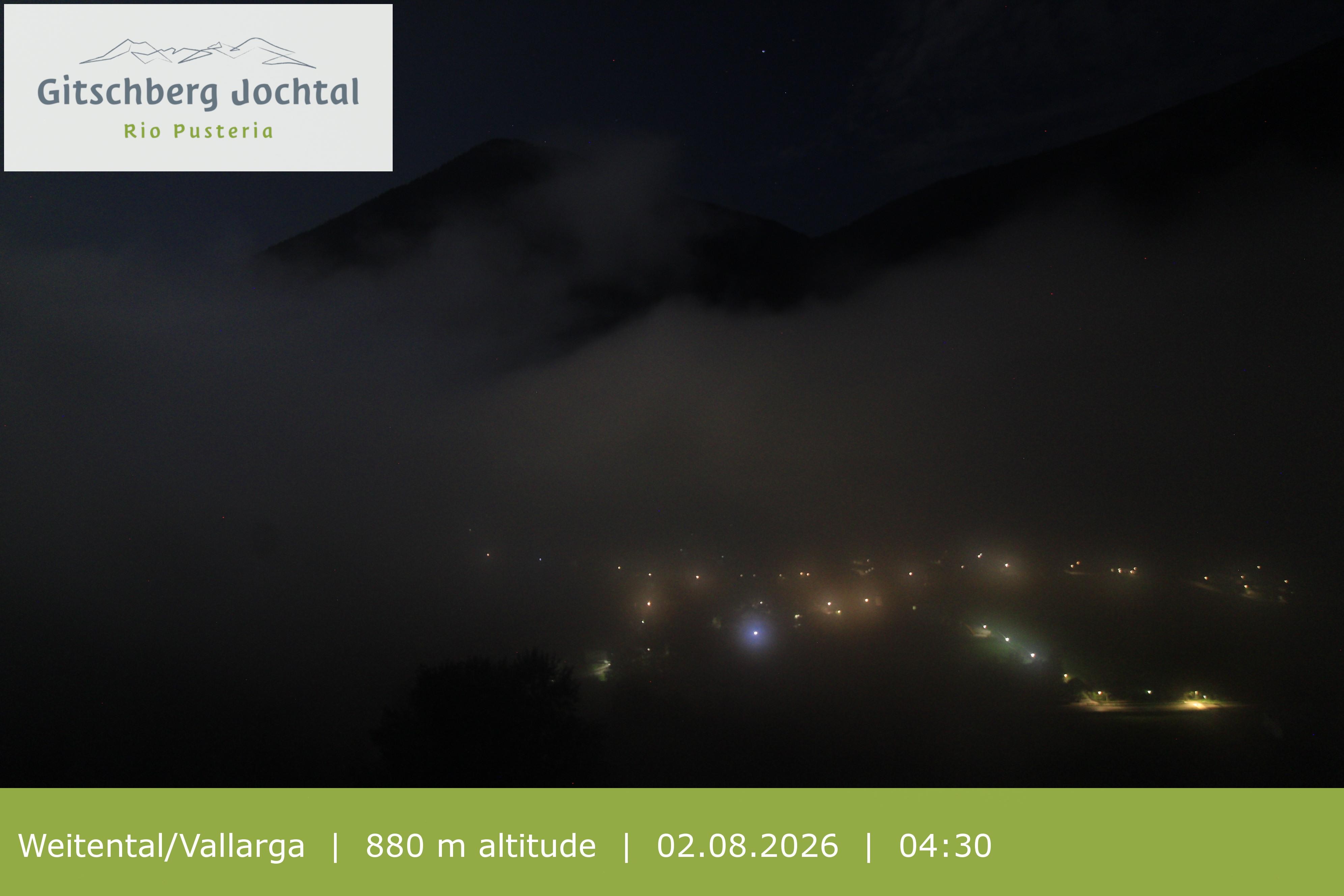 Archiv Foto Webcam Blick auf Weitental vom Gitschberg
