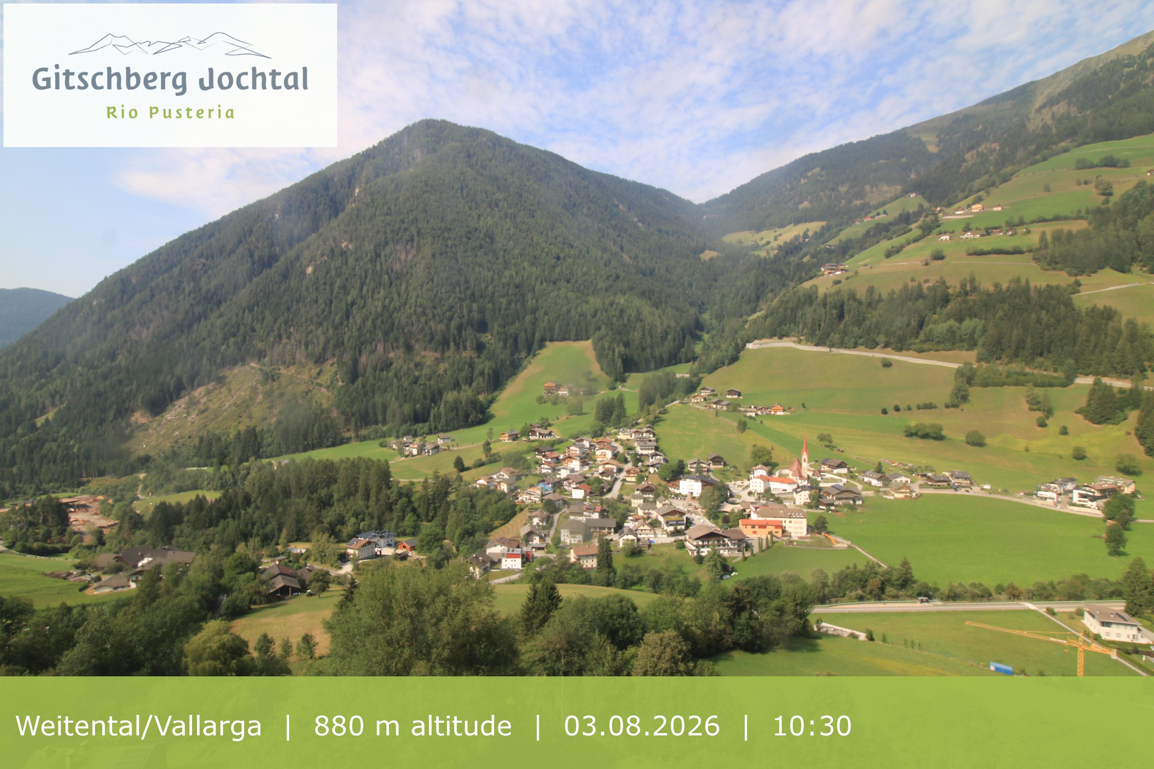 Archived image Webcam View at Weitental in Eisack Valley