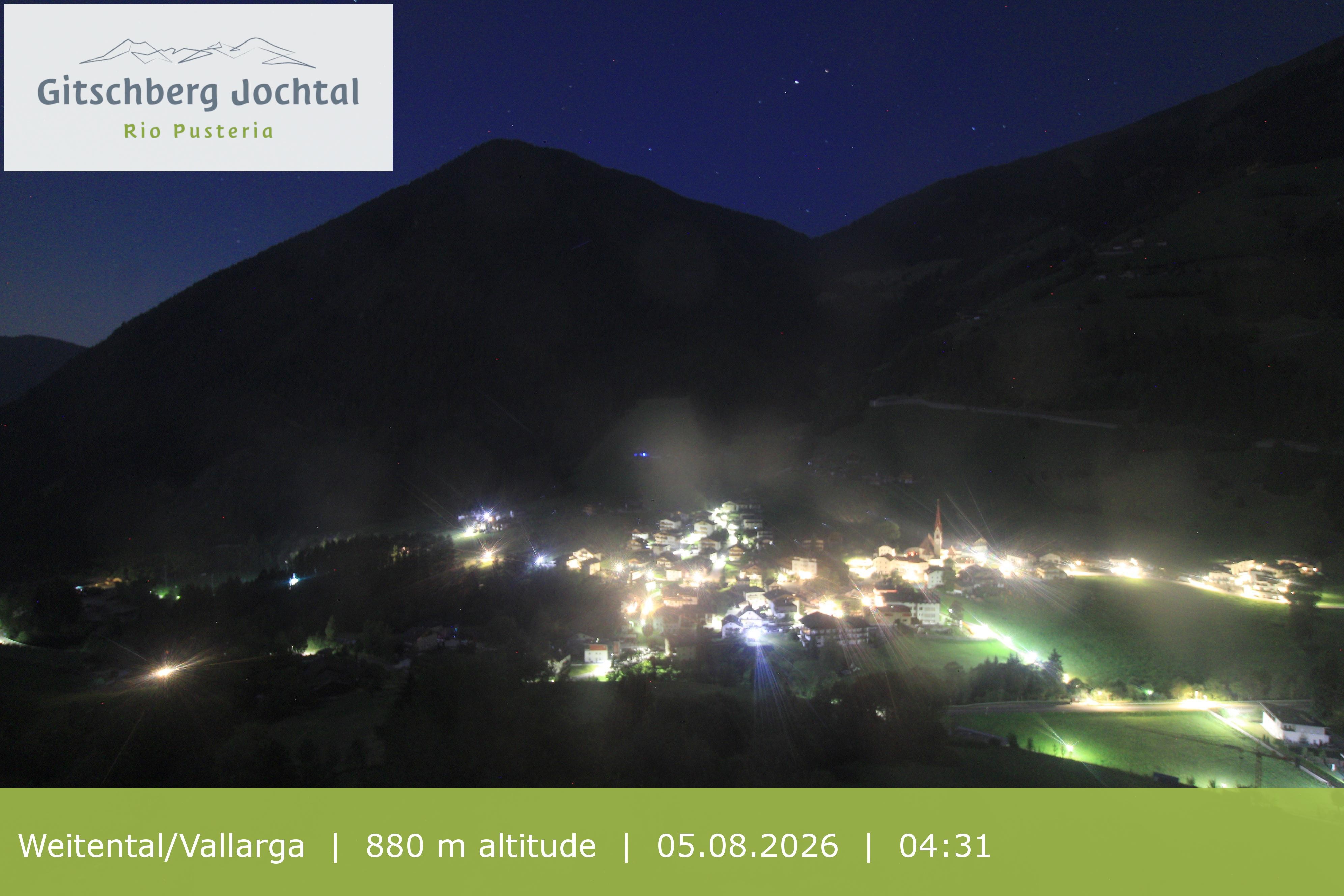 Archiv Foto Webcam Blick auf Weitental vom Gitschberg