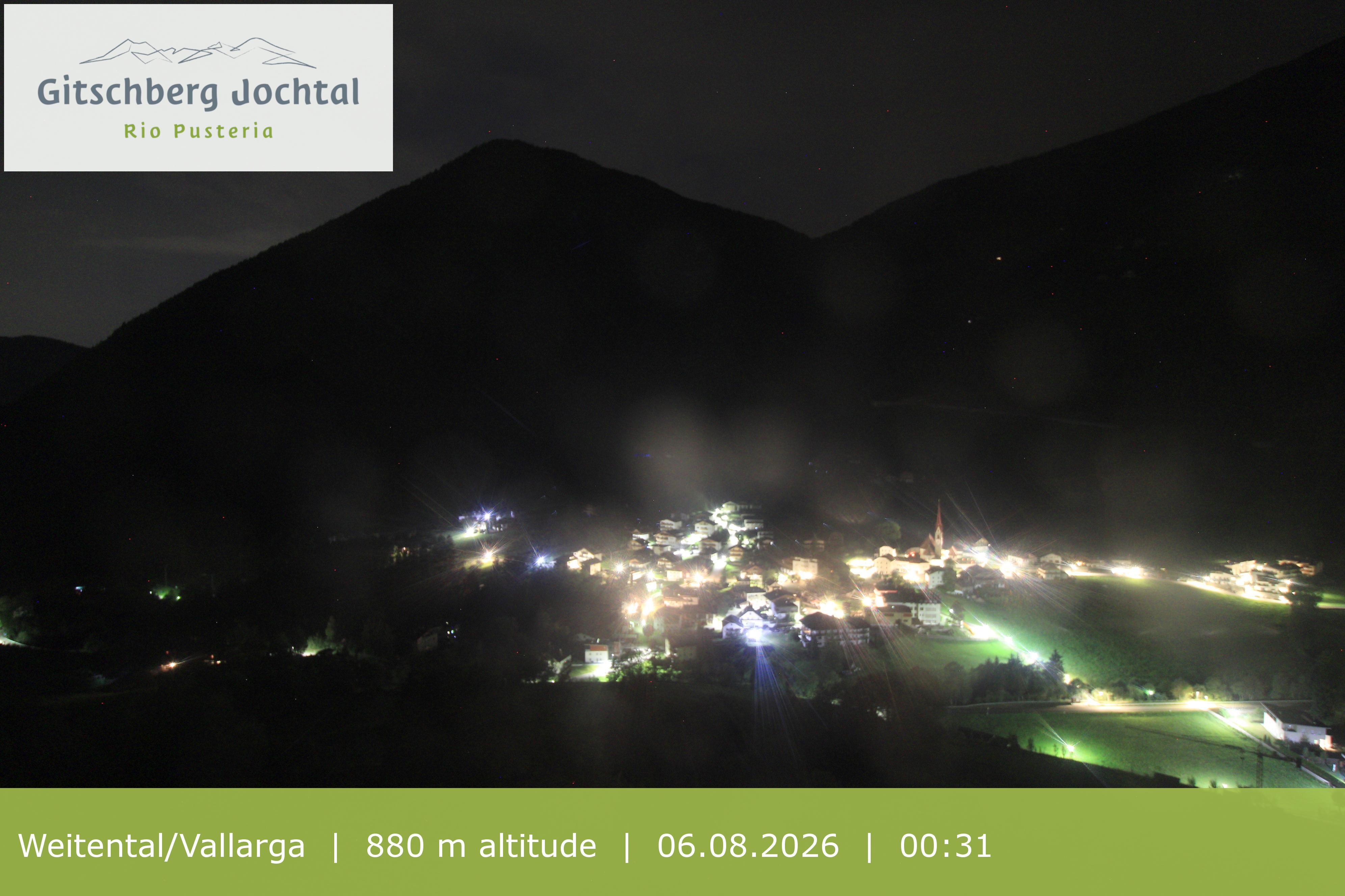 Archiv Foto Webcam Blick auf Weitental vom Gitschberg