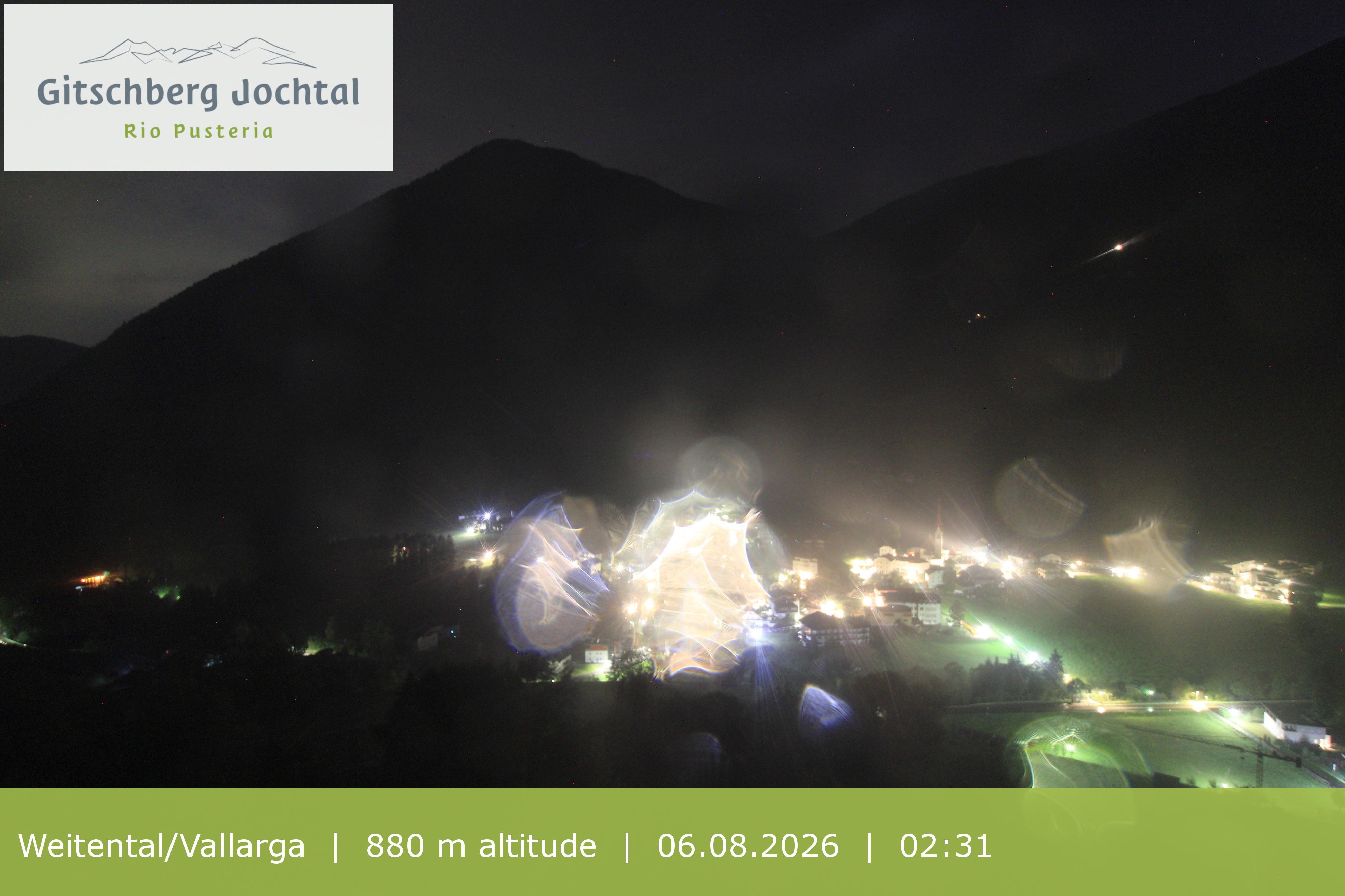 Archiv Foto Webcam Blick auf Weitental vom Gitschberg
