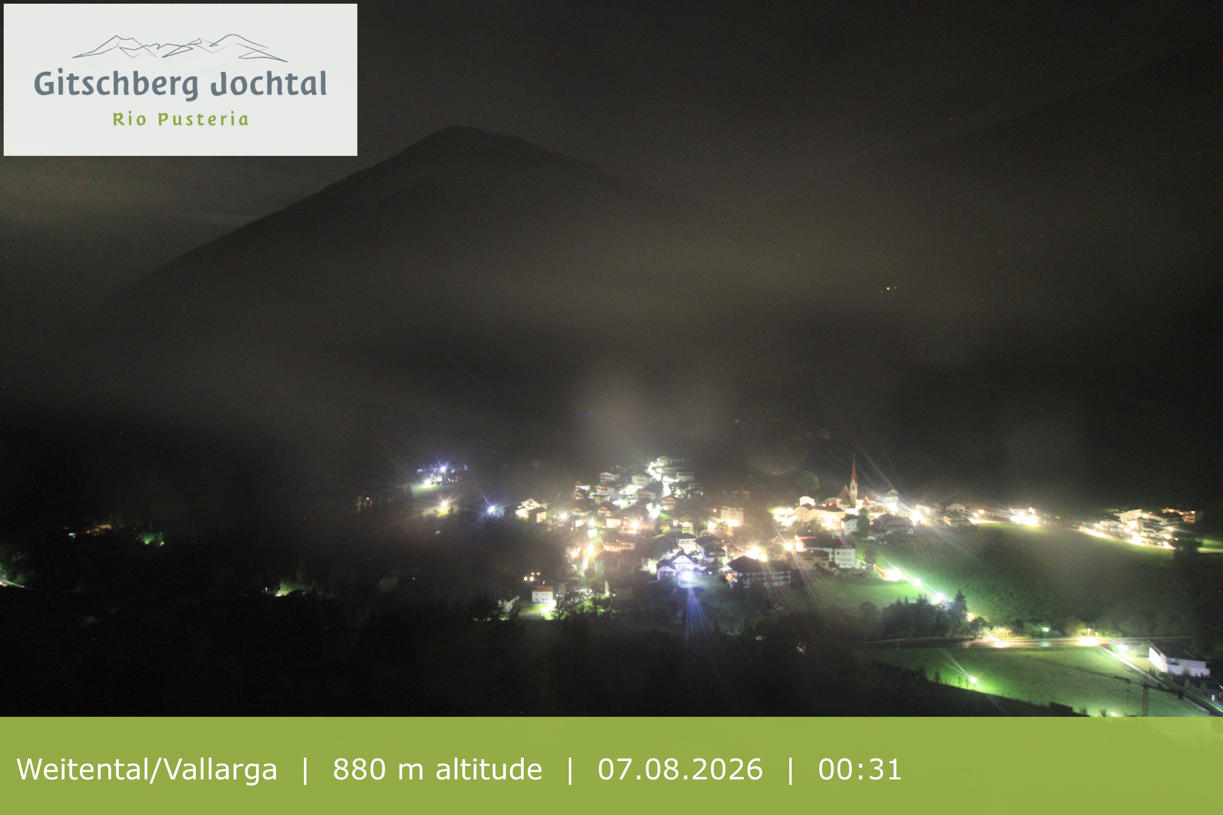 Archiv Foto Webcam Blick auf Weitental vom Gitschberg