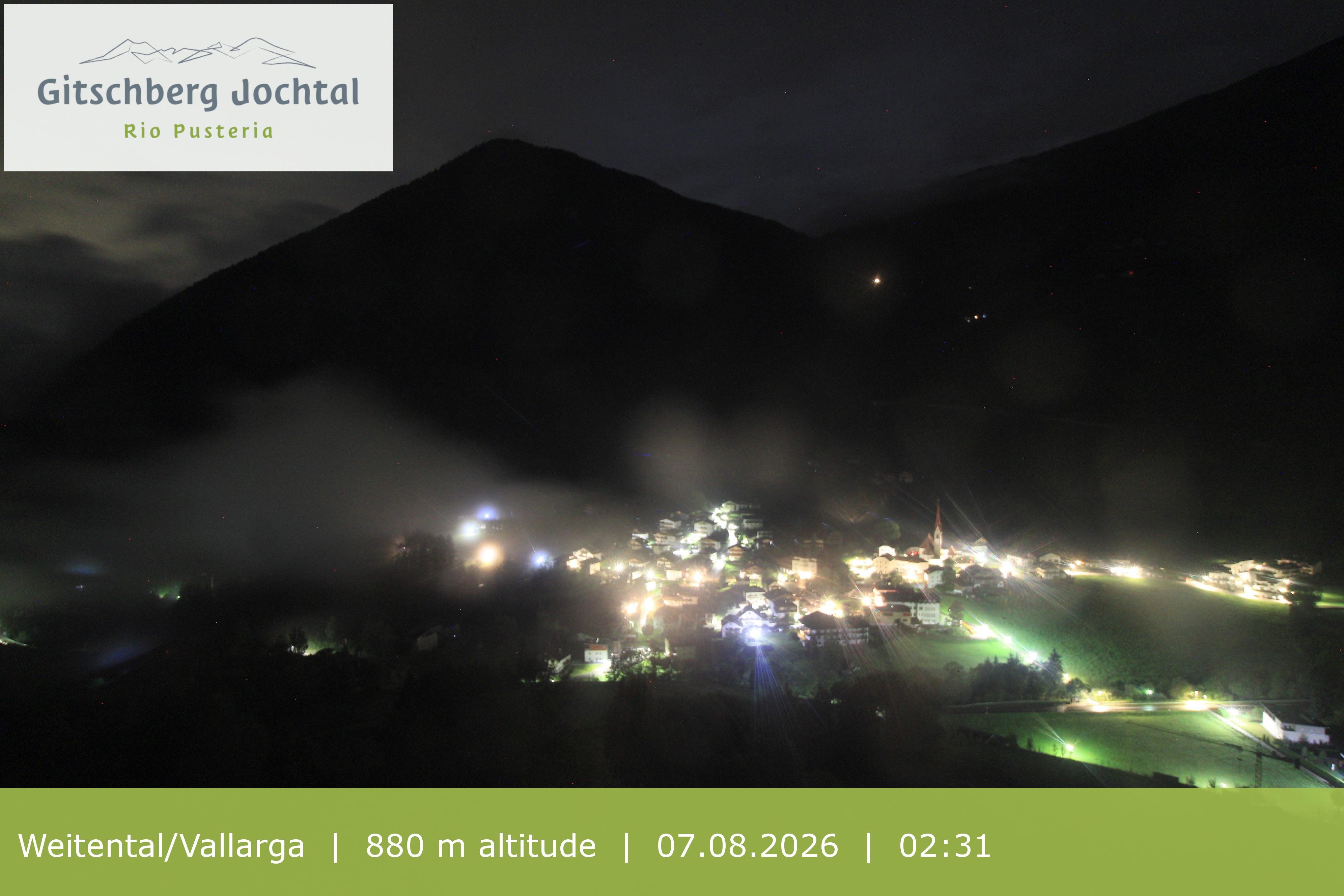 Archiv Foto Webcam Blick auf Weitental vom Gitschberg