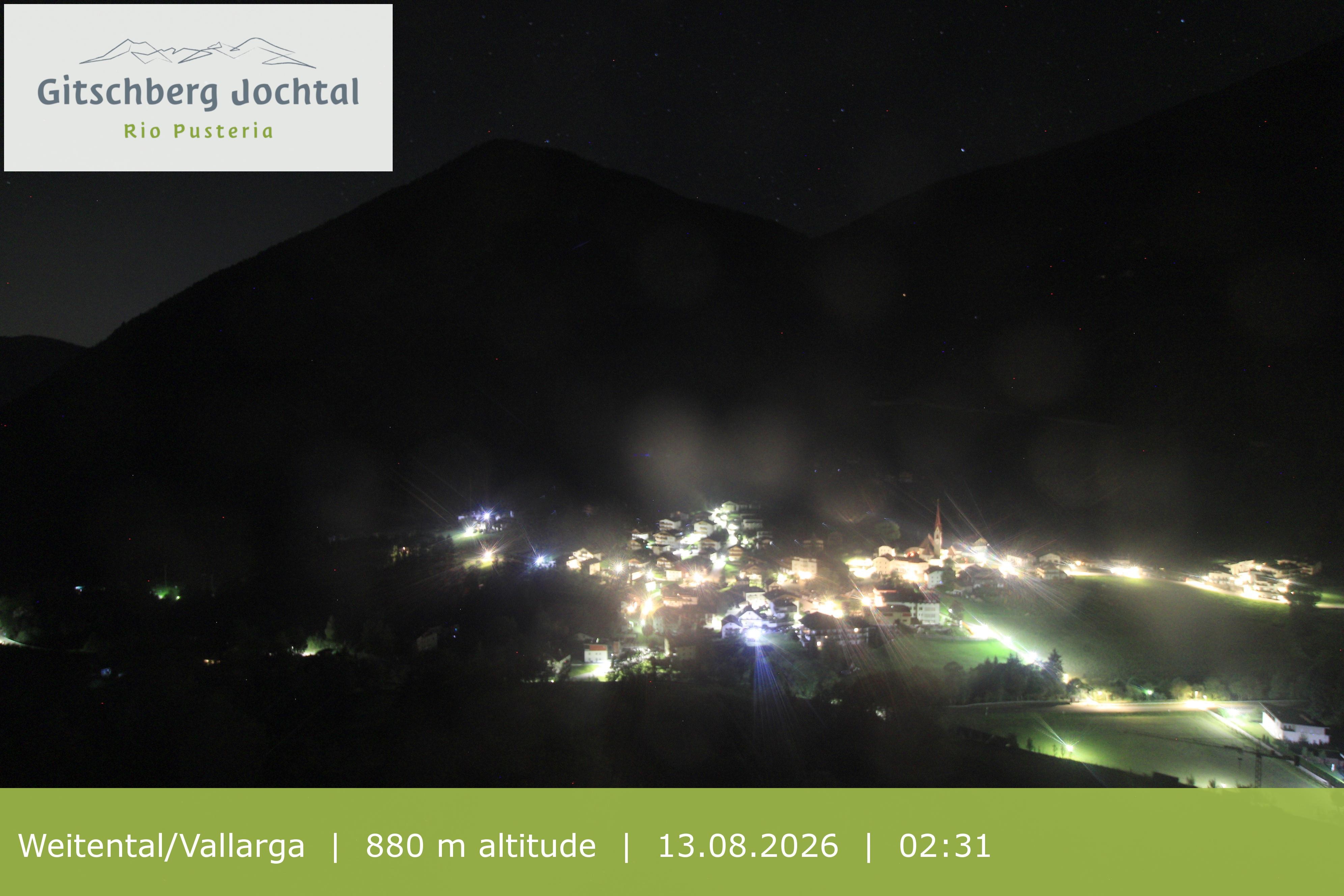 Archiv Foto Webcam Blick auf Weitental vom Gitschberg