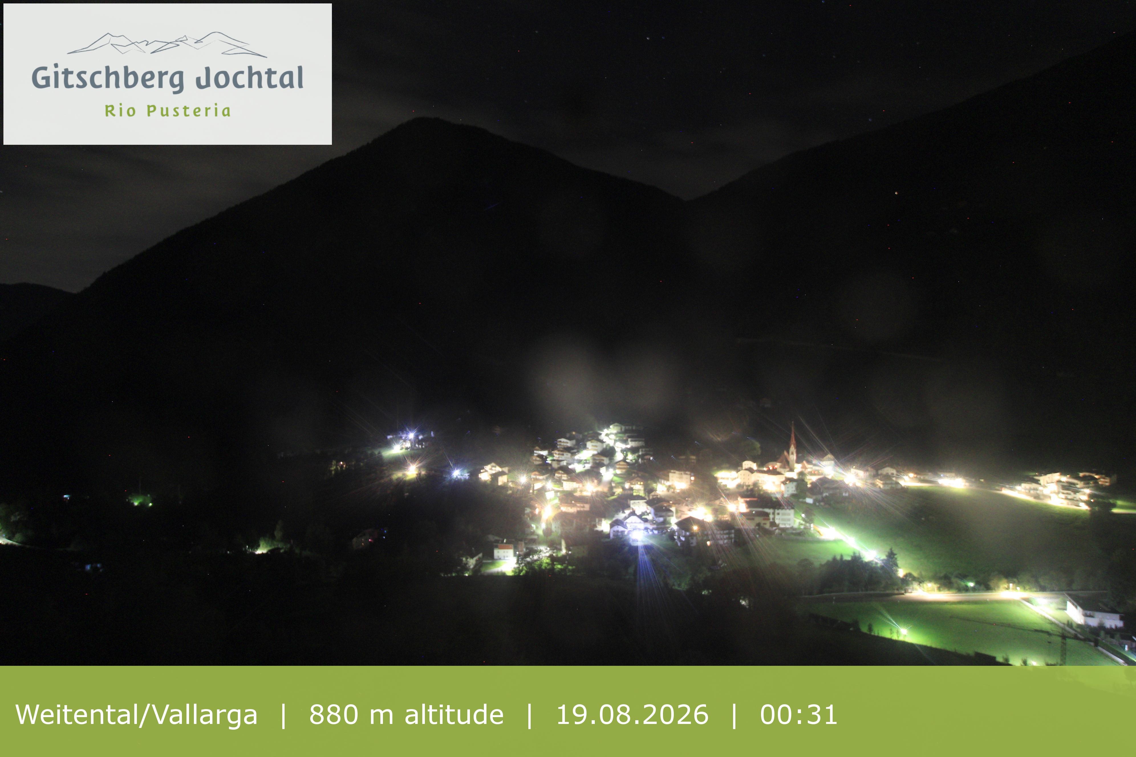 Archiv Foto Webcam Blick auf Weitental vom Gitschberg