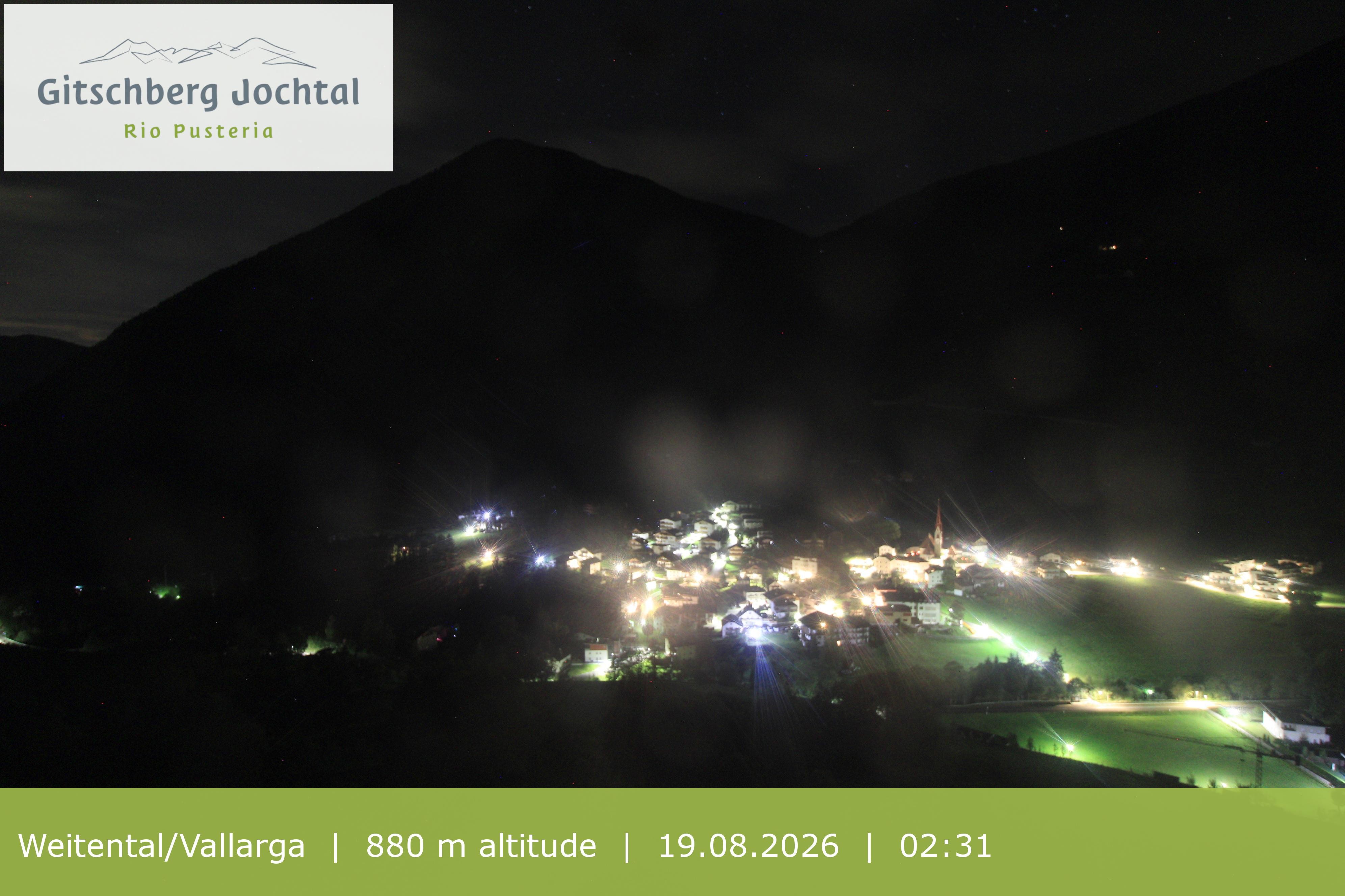 Archiv Foto Webcam Blick auf Weitental vom Gitschberg