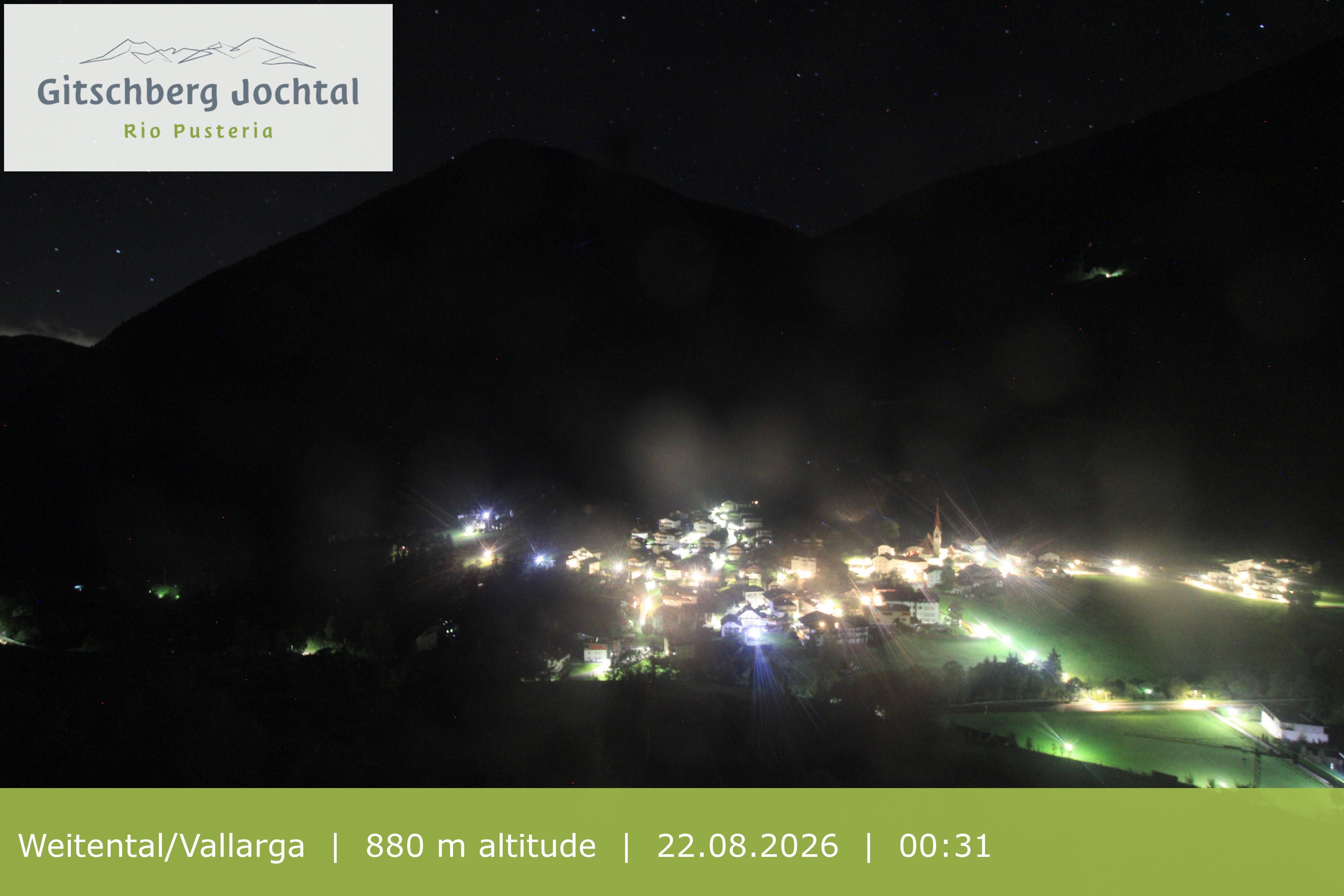 Archiv Foto Webcam Blick auf Weitental vom Gitschberg