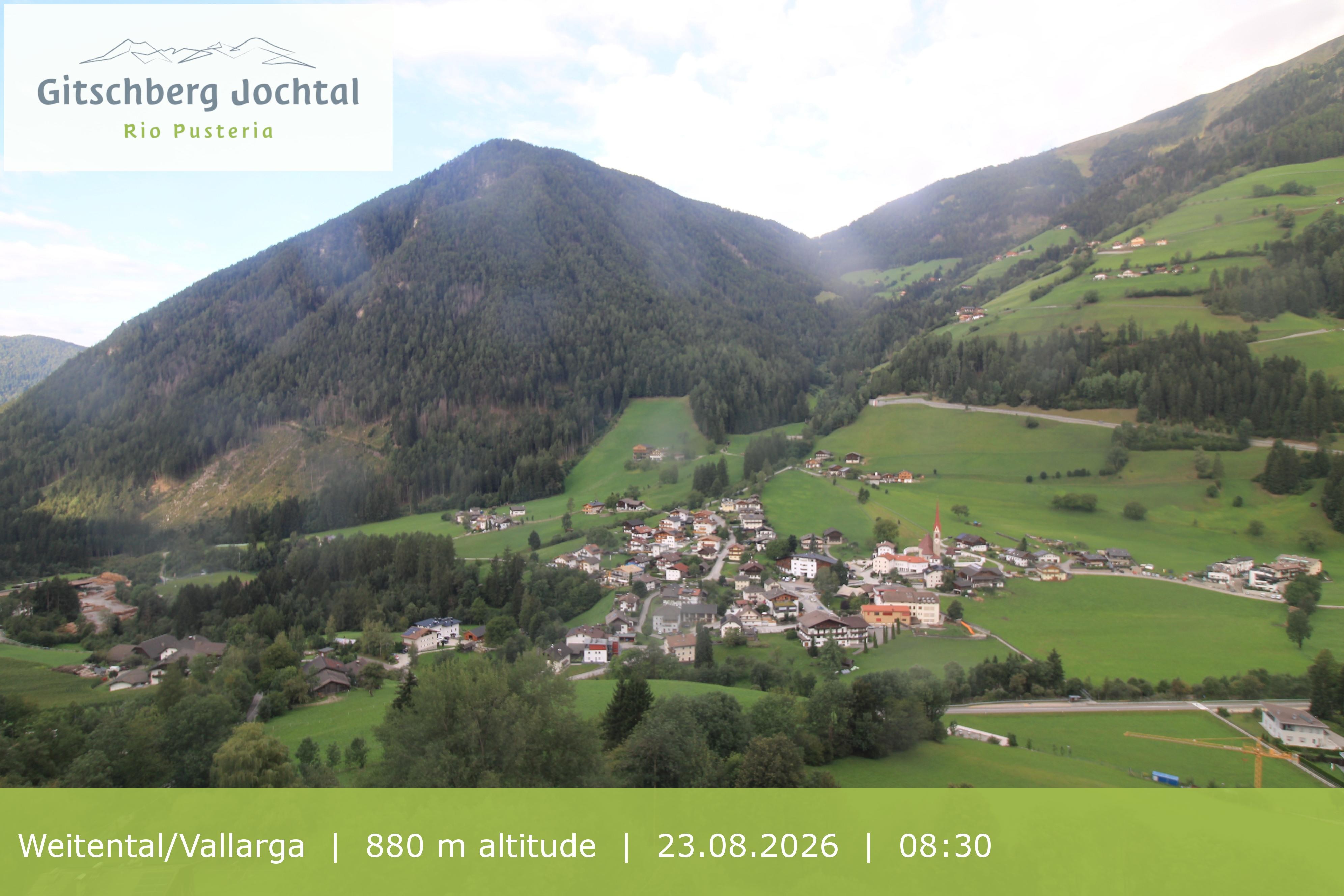 Archived image Webcam View at Weitental in Eisack Valley