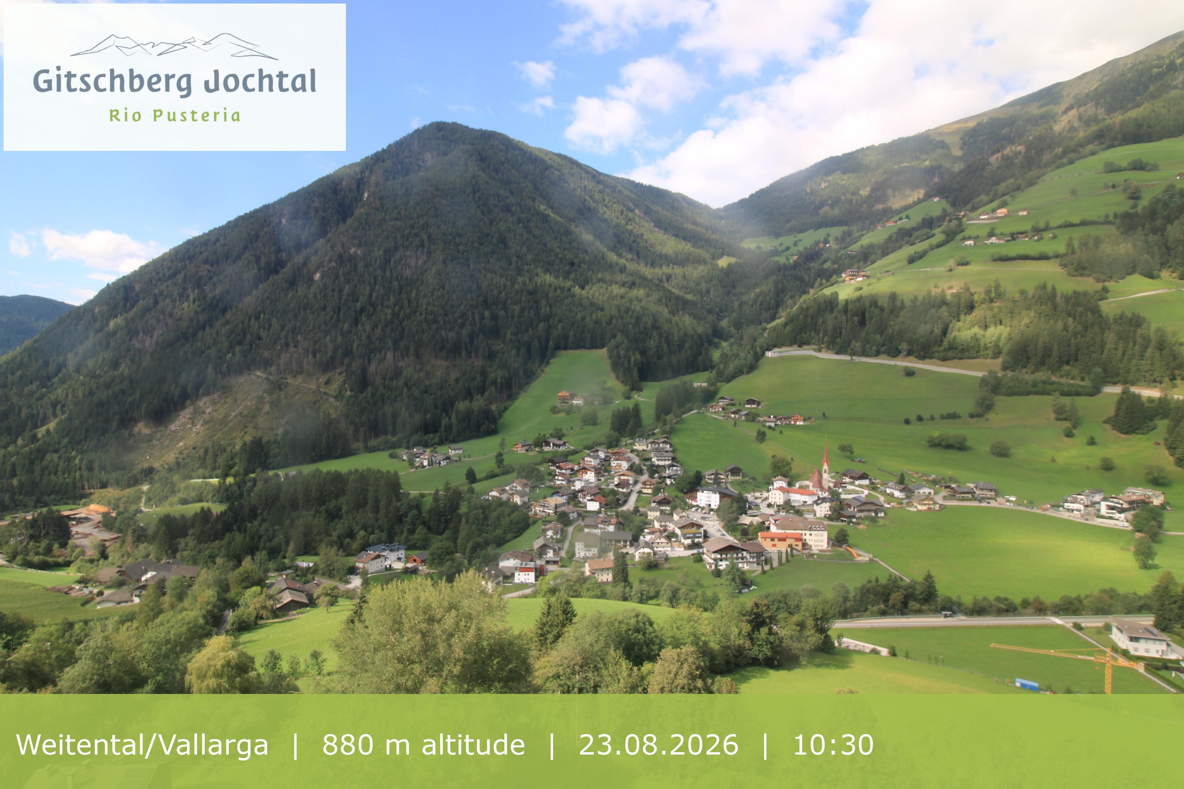 Archived image Webcam View at Weitental in Eisack Valley
