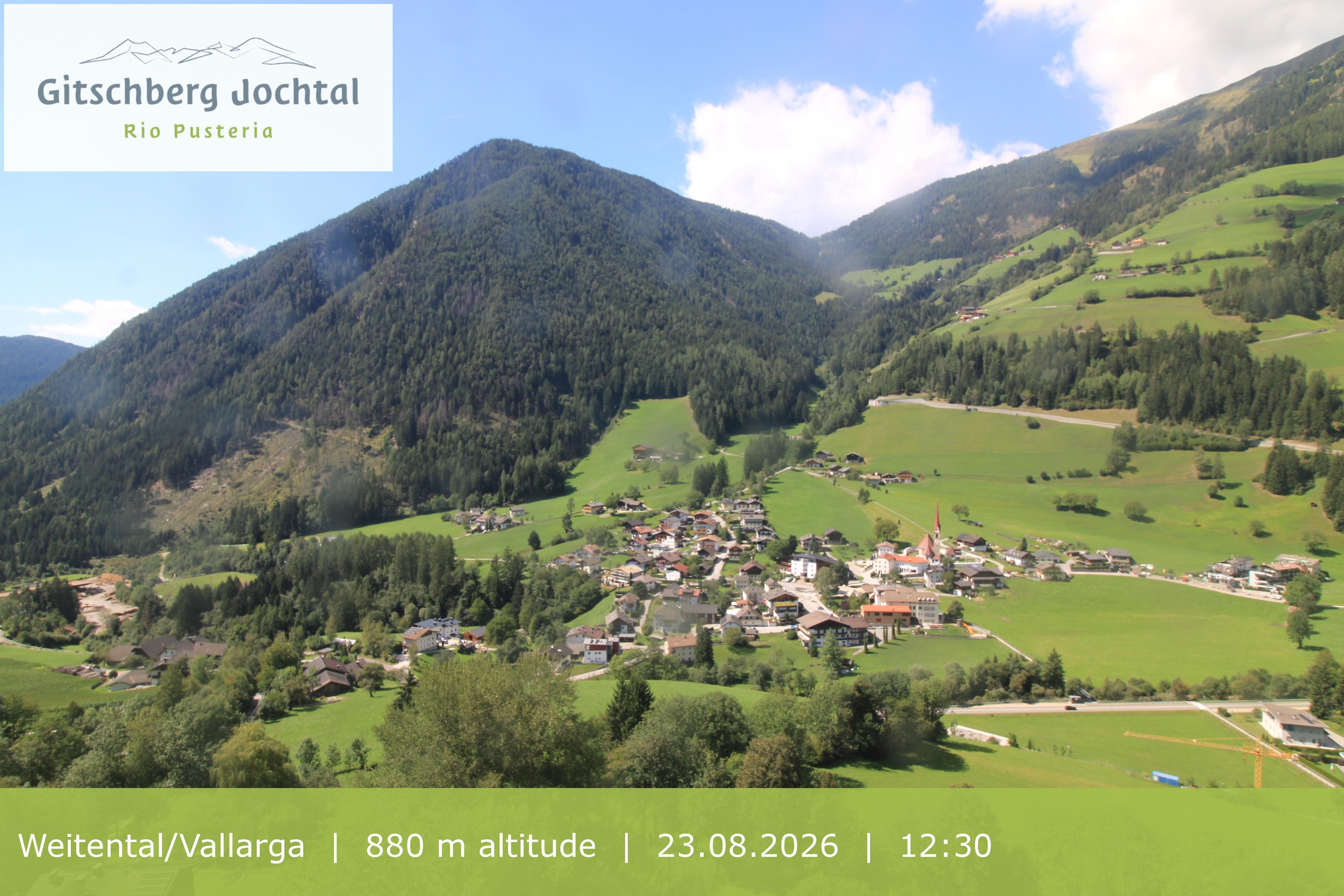Archived image Webcam View at Weitental in Eisack Valley
