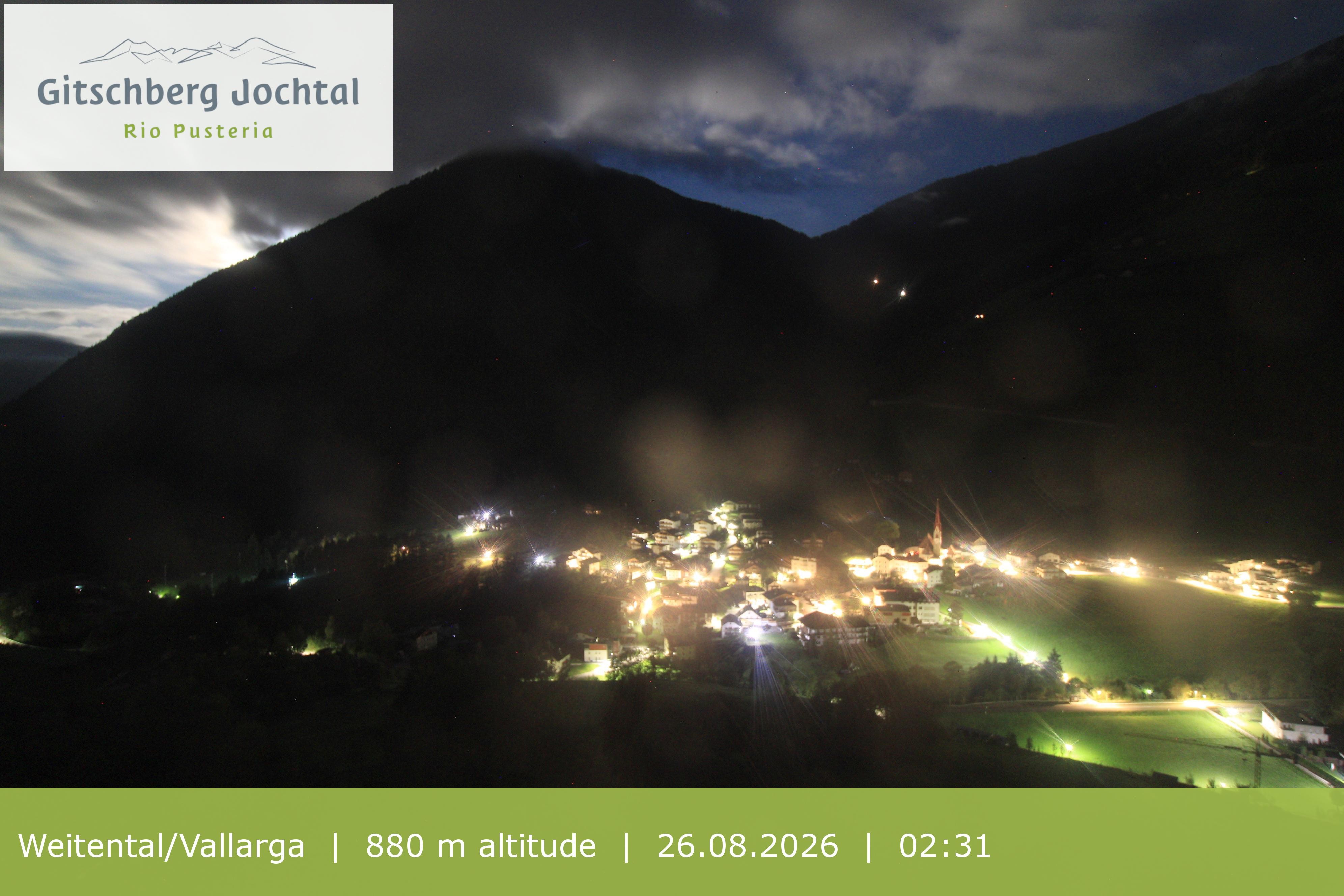 Archiv Foto Webcam Blick auf Weitental vom Gitschberg