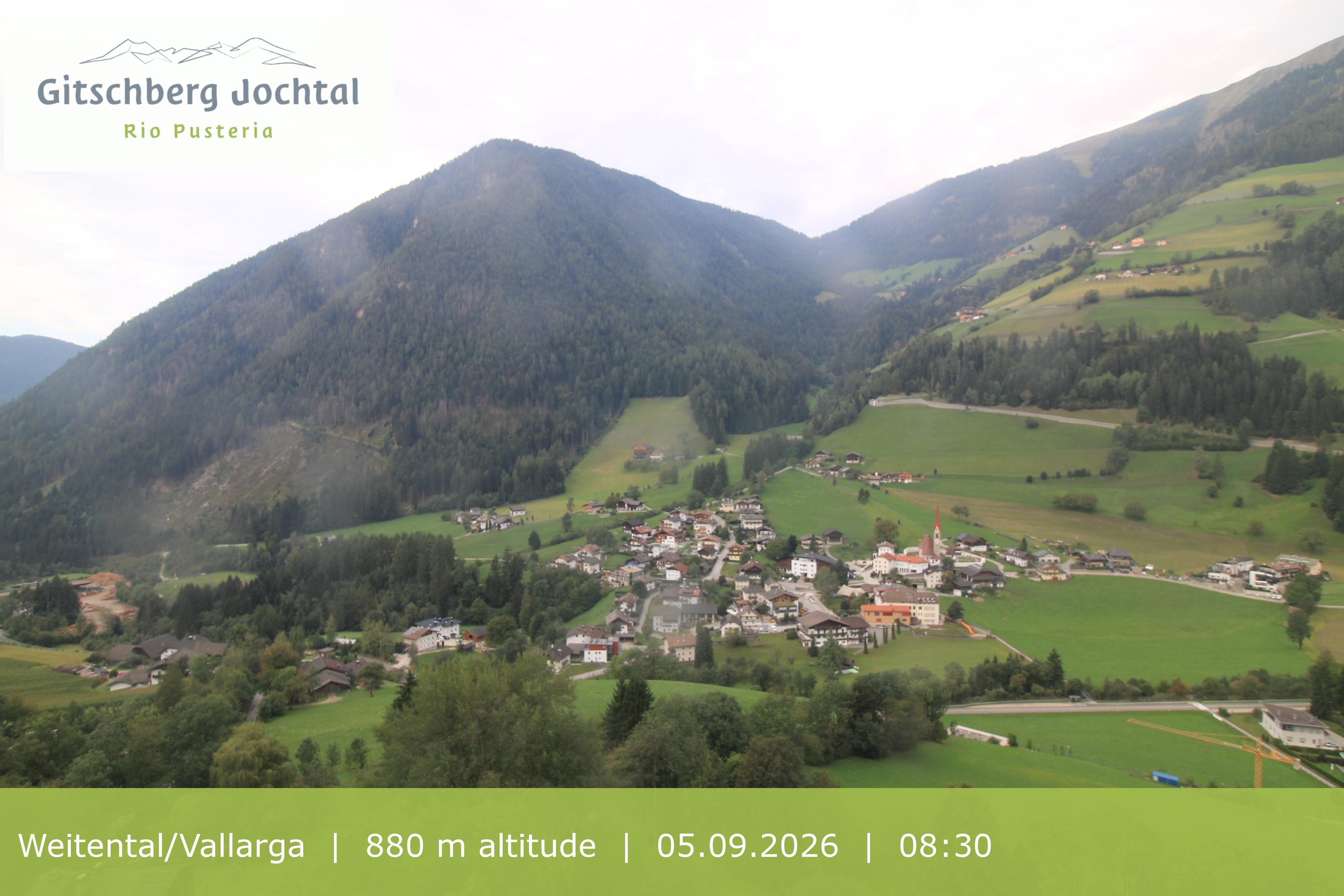Archived image Webcam View at Weitental in Eisack Valley
