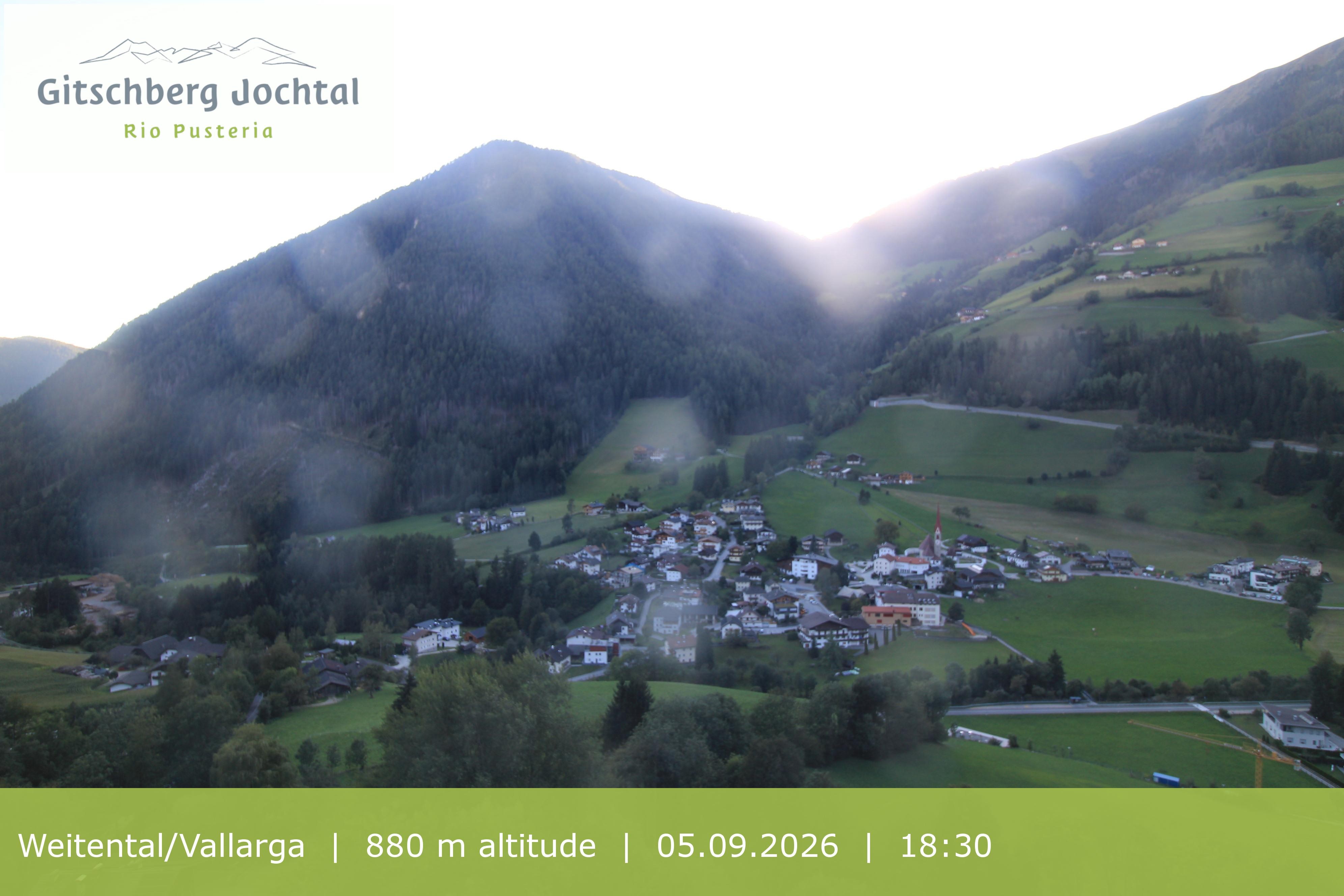 Archived image Webcam View at Weitental in Eisack Valley