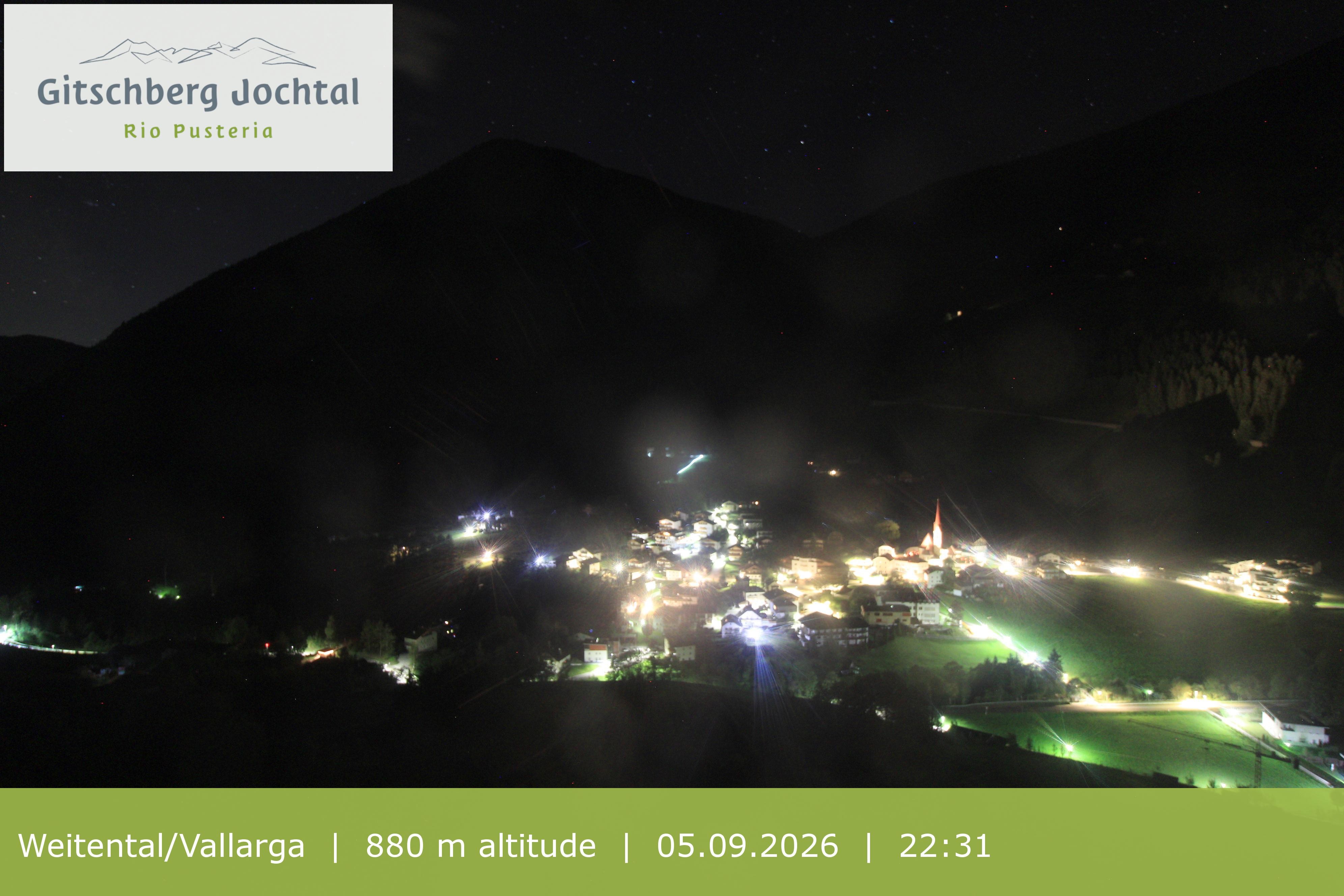 Archiv Foto Webcam Blick auf Weitental vom Gitschberg