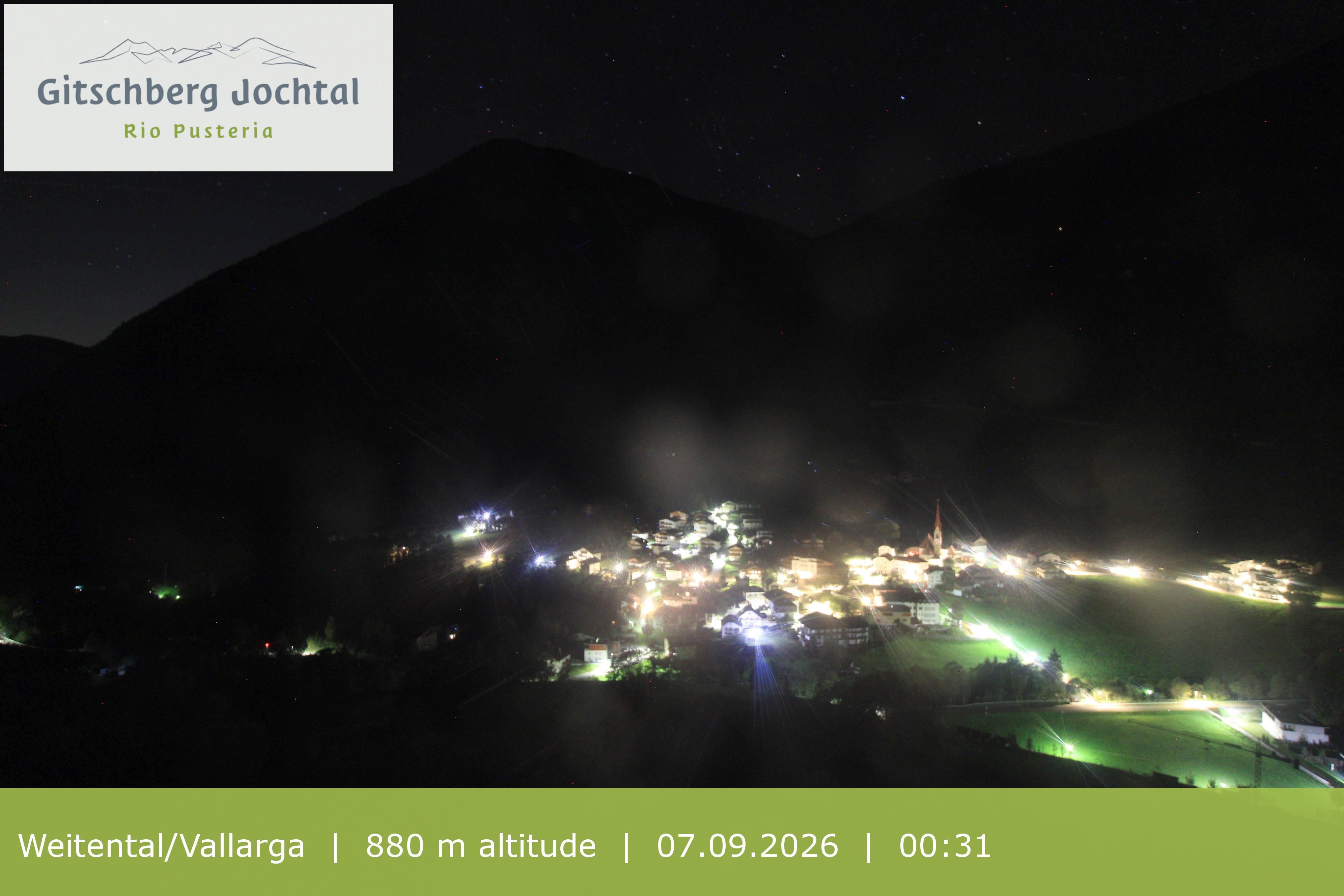 Archiv Foto Webcam Blick auf Weitental vom Gitschberg