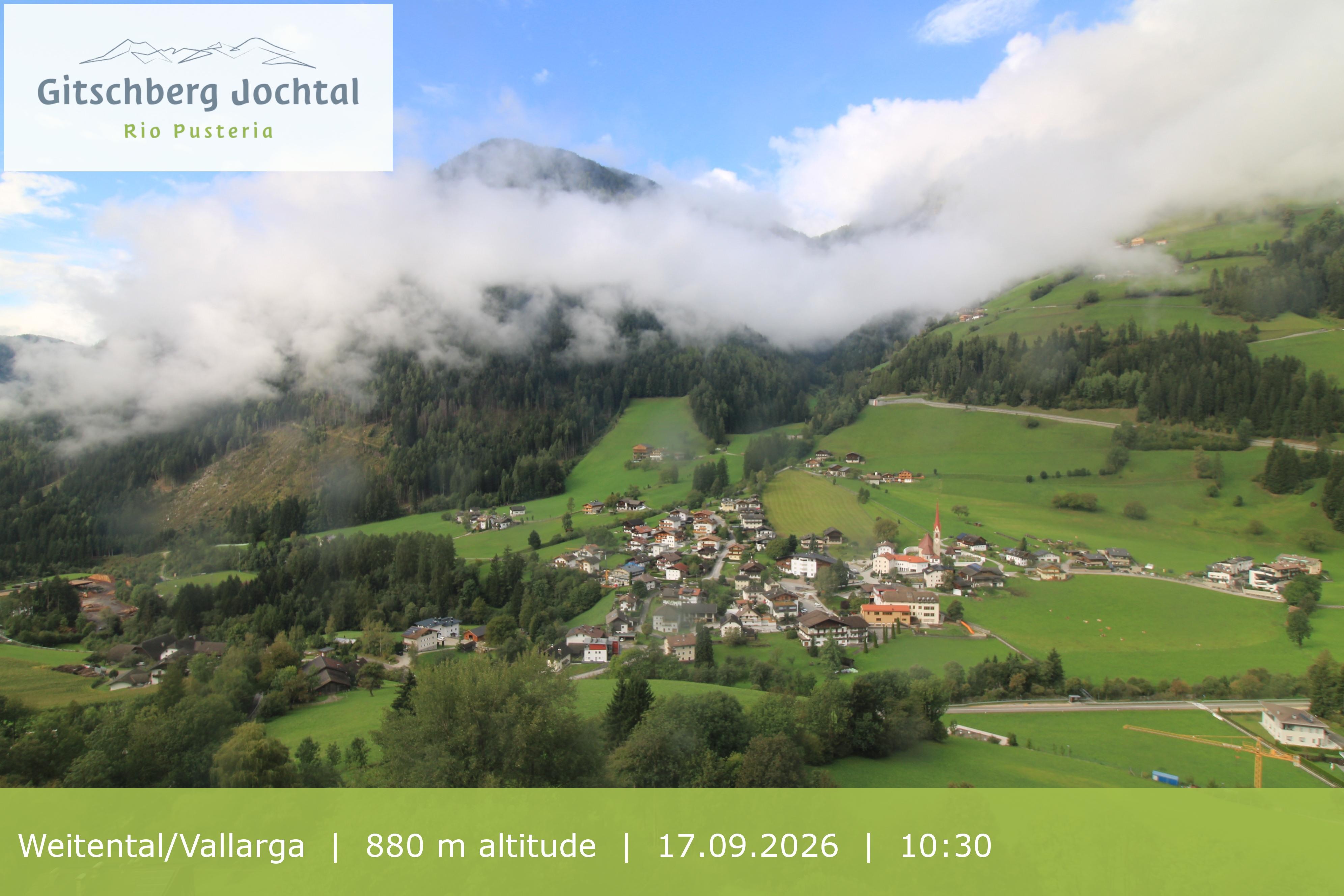 Archived image Webcam View at Weitental in Eisack Valley