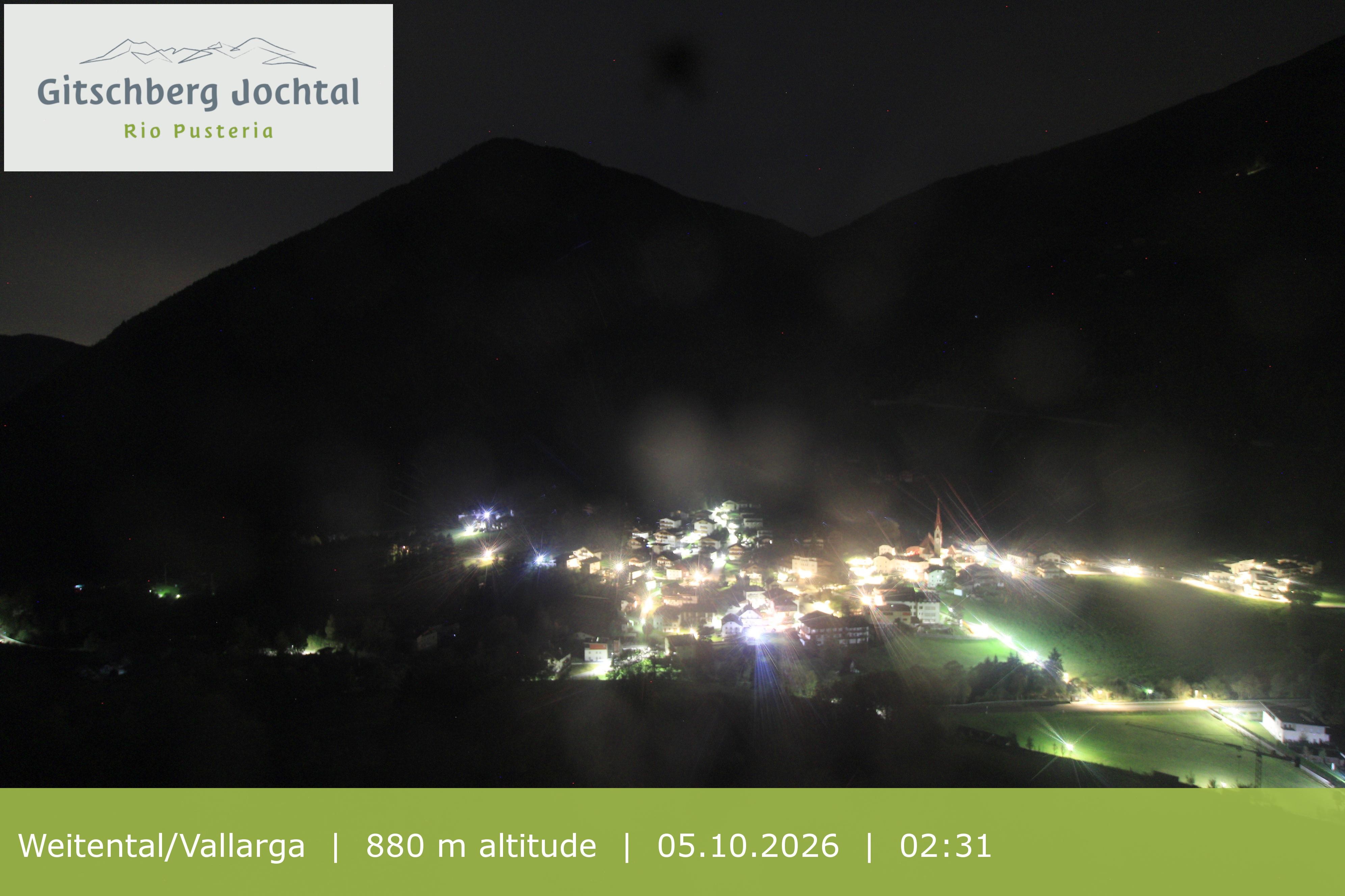 Archiv Foto Webcam Blick auf Weitental vom Gitschberg