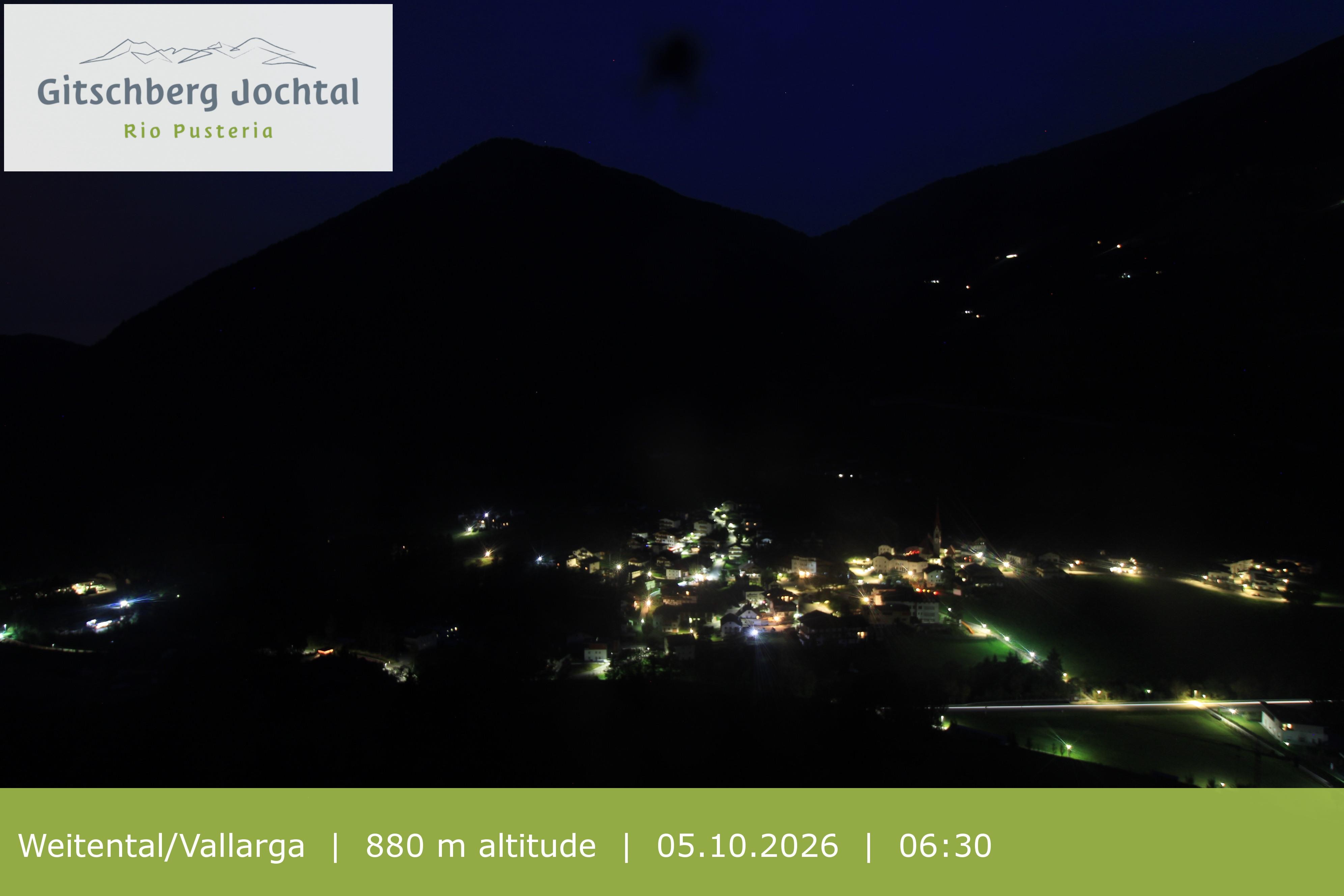 Archiv Foto Webcam Blick auf Weitental vom Gitschberg