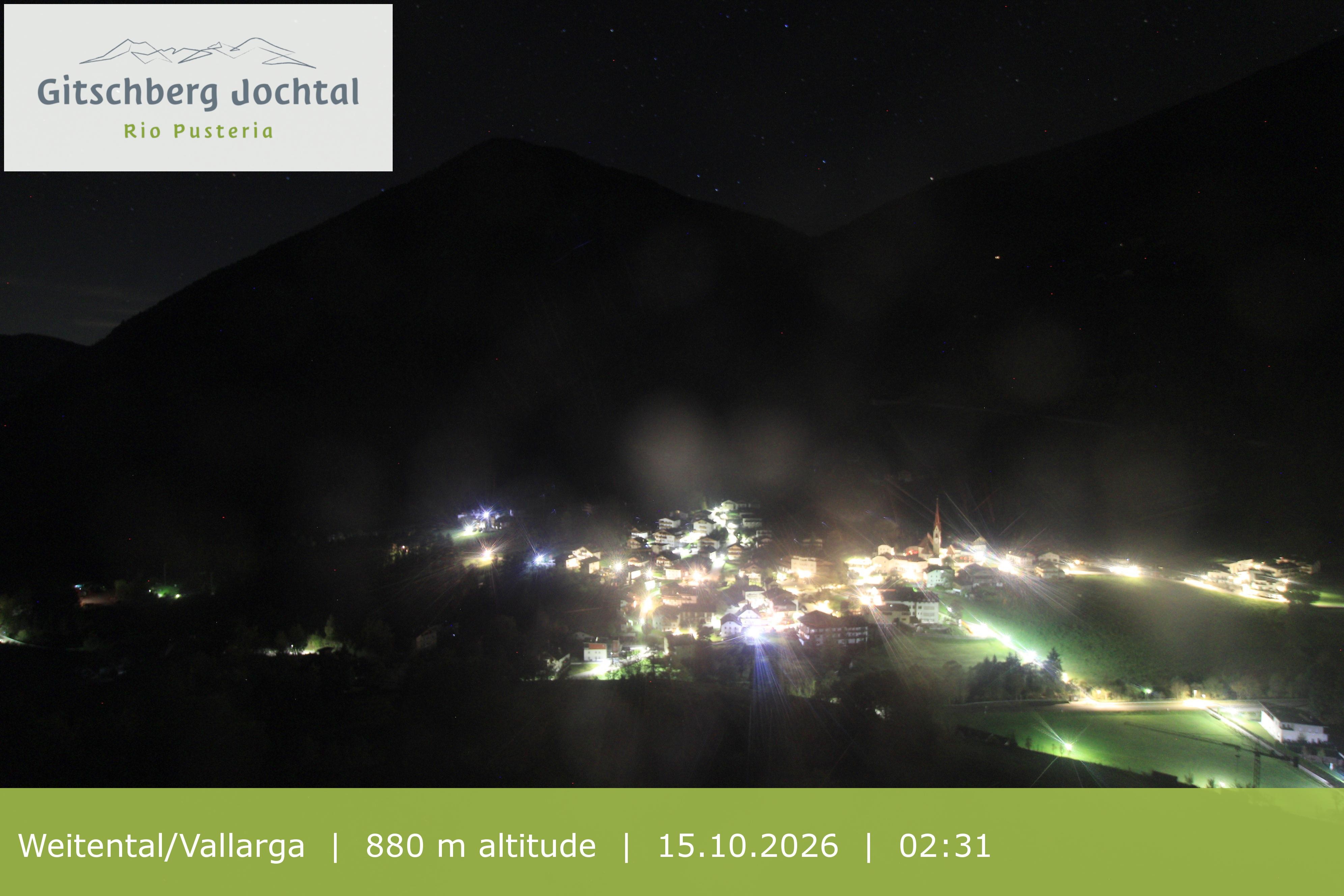 Archiv Foto Webcam Blick auf Weitental vom Gitschberg