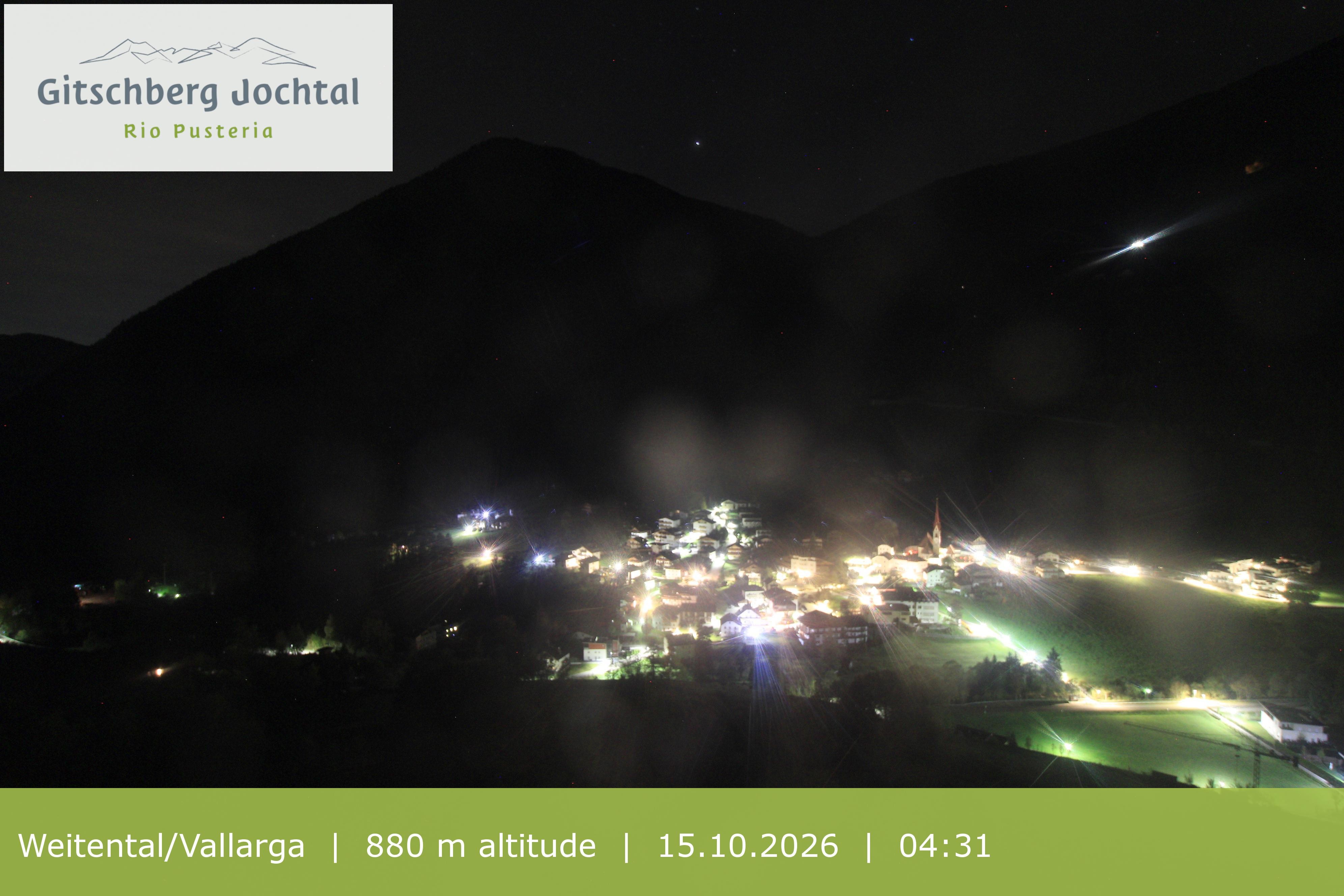 Archiv Foto Webcam Blick auf Weitental vom Gitschberg