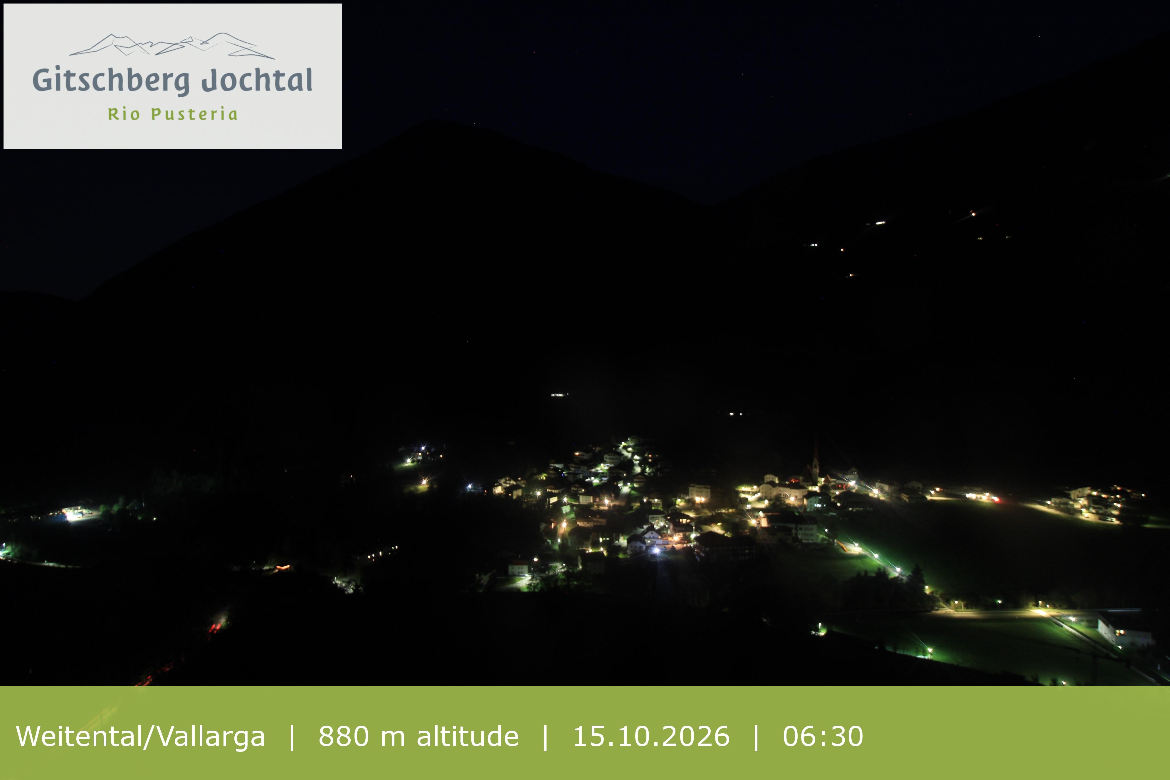 Archiv Foto Webcam Blick auf Weitental vom Gitschberg