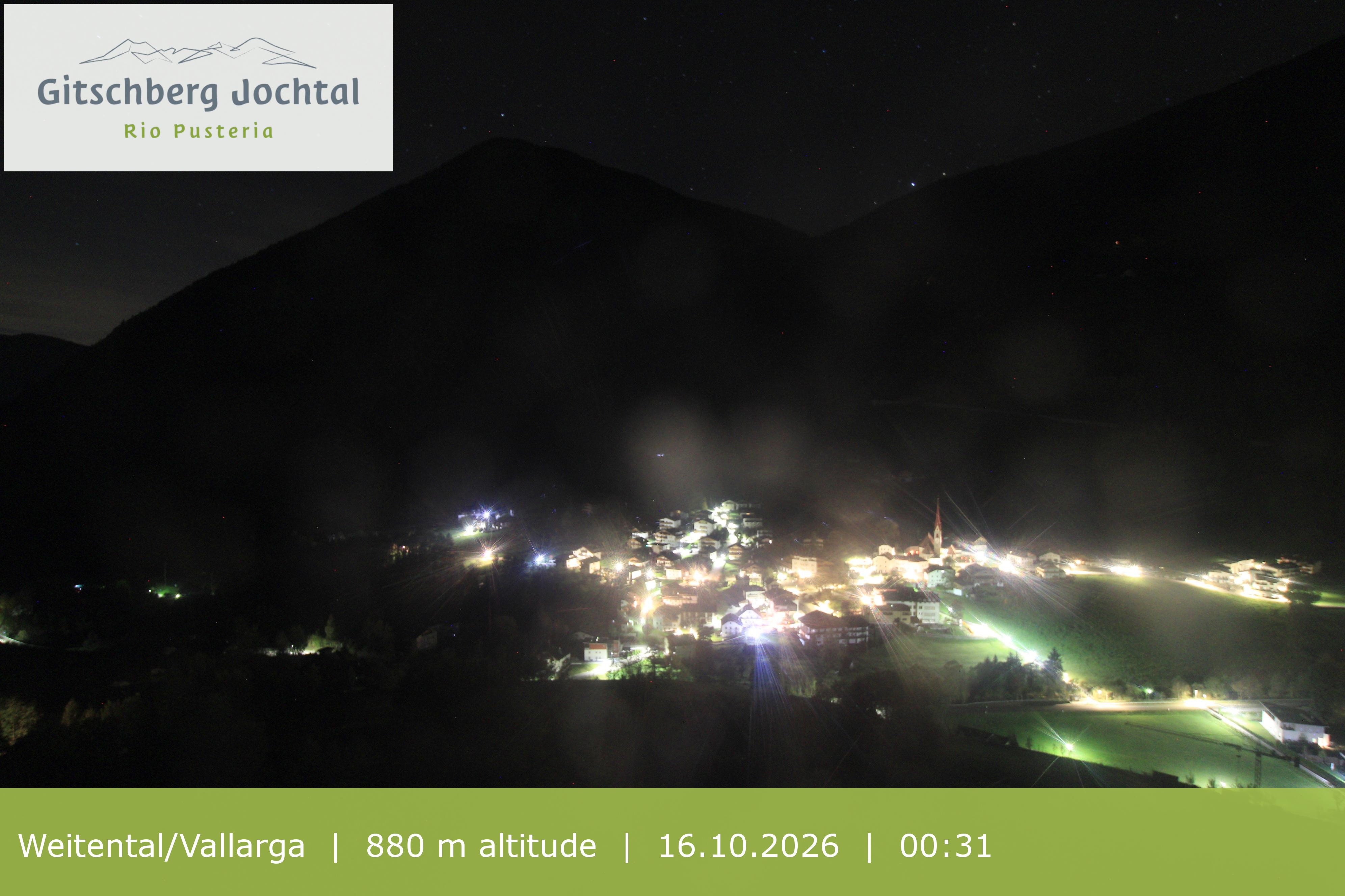 Archiv Foto Webcam Blick auf Weitental vom Gitschberg