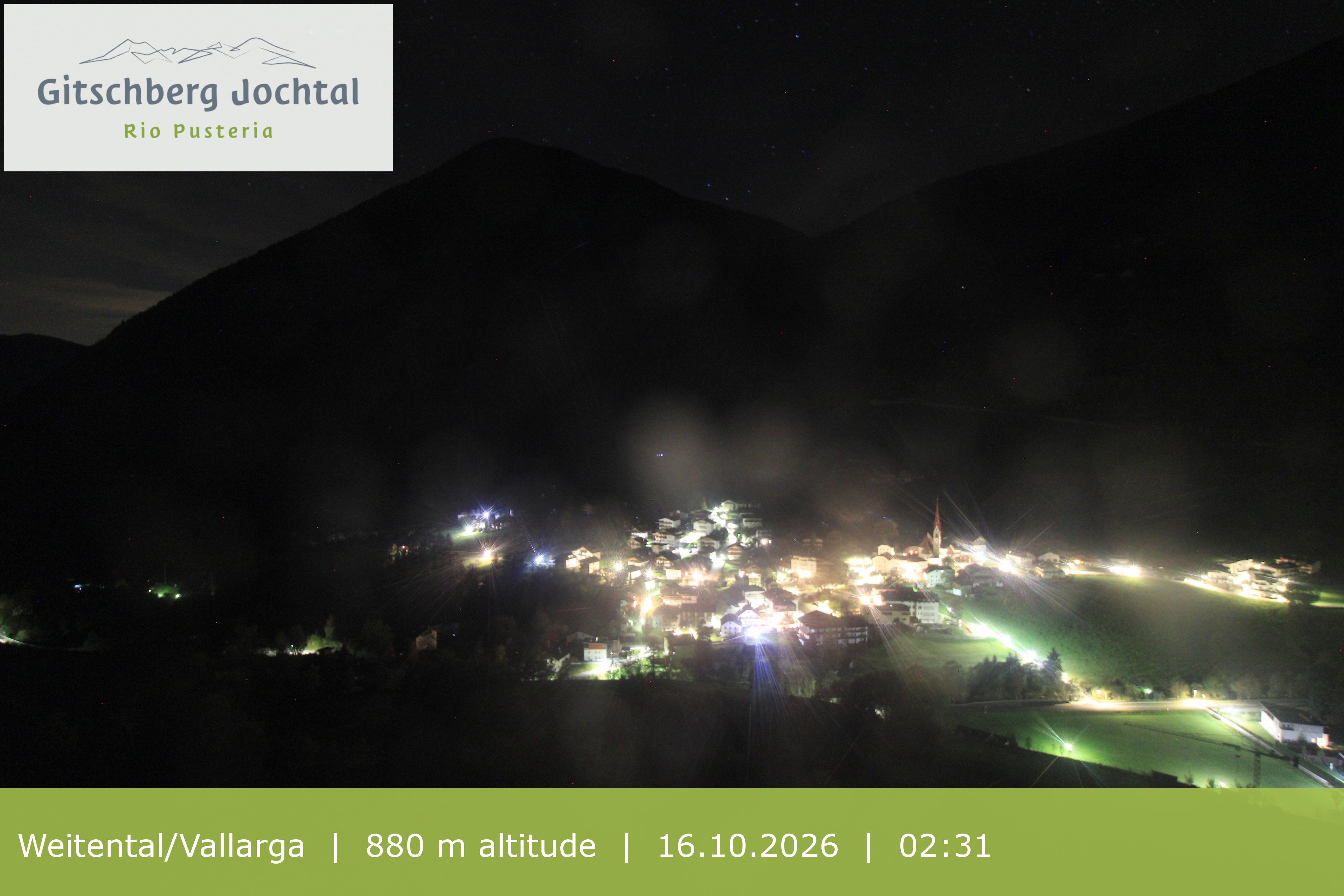 Archiv Foto Webcam Blick auf Weitental vom Gitschberg
