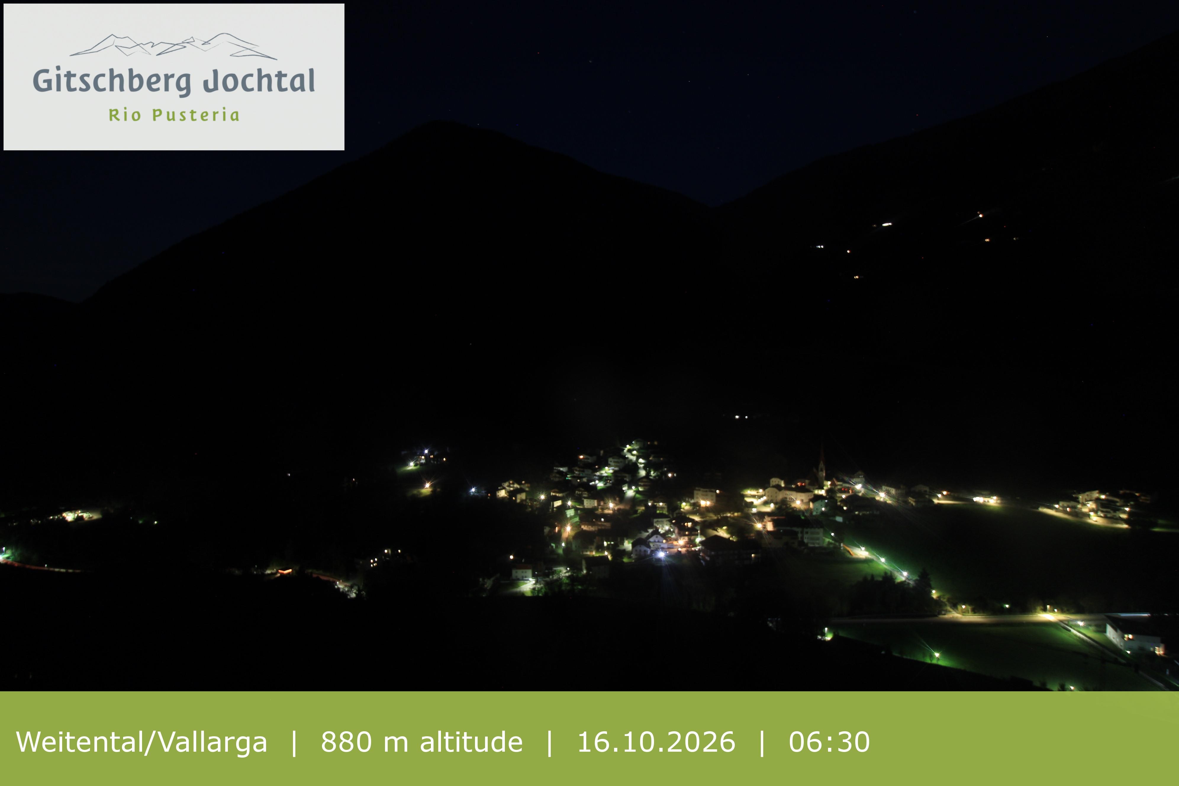 Archiv Foto Webcam Blick auf Weitental vom Gitschberg