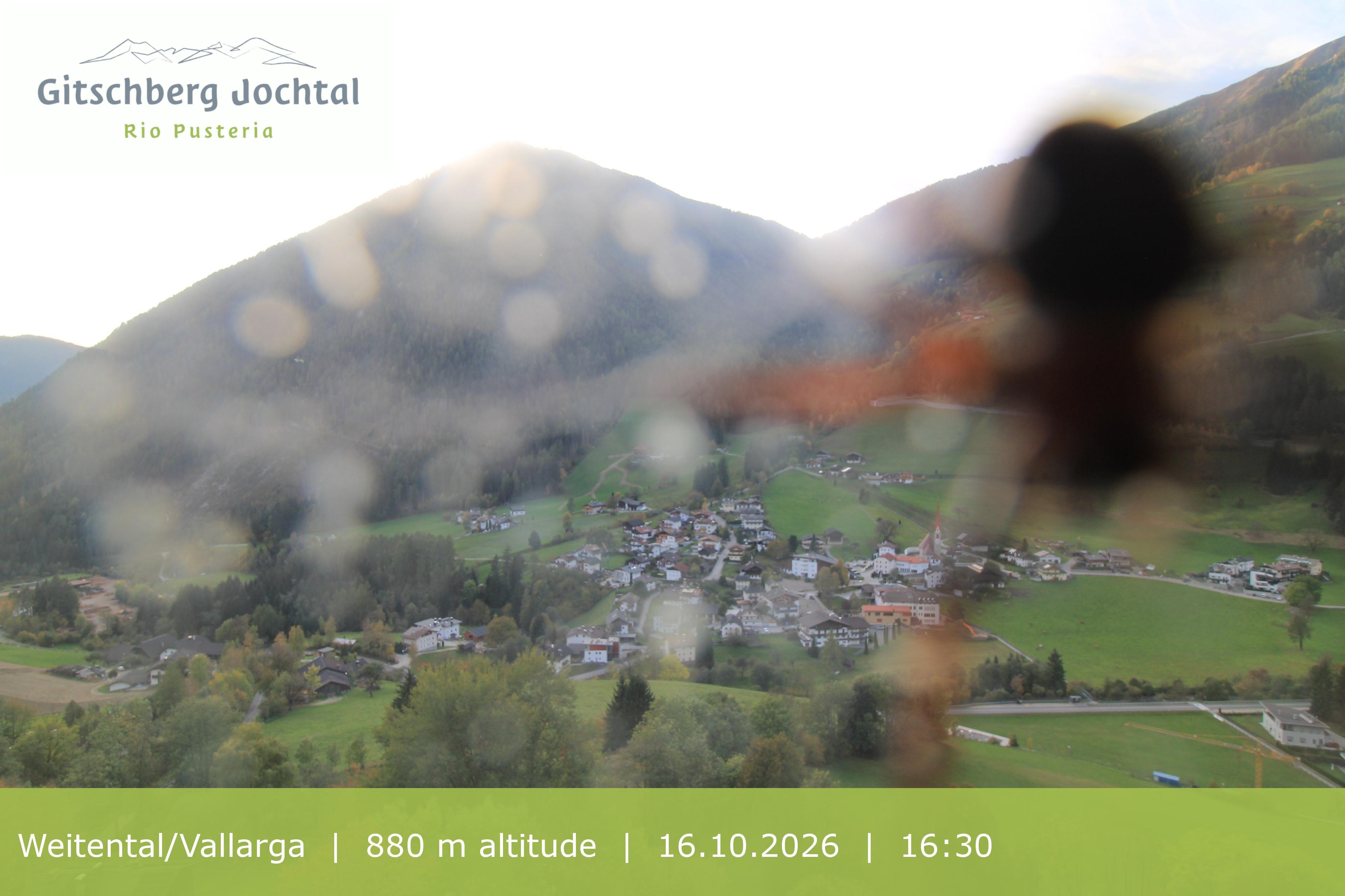 Archiv Foto Webcam Blick auf Weitental vom Gitschberg
