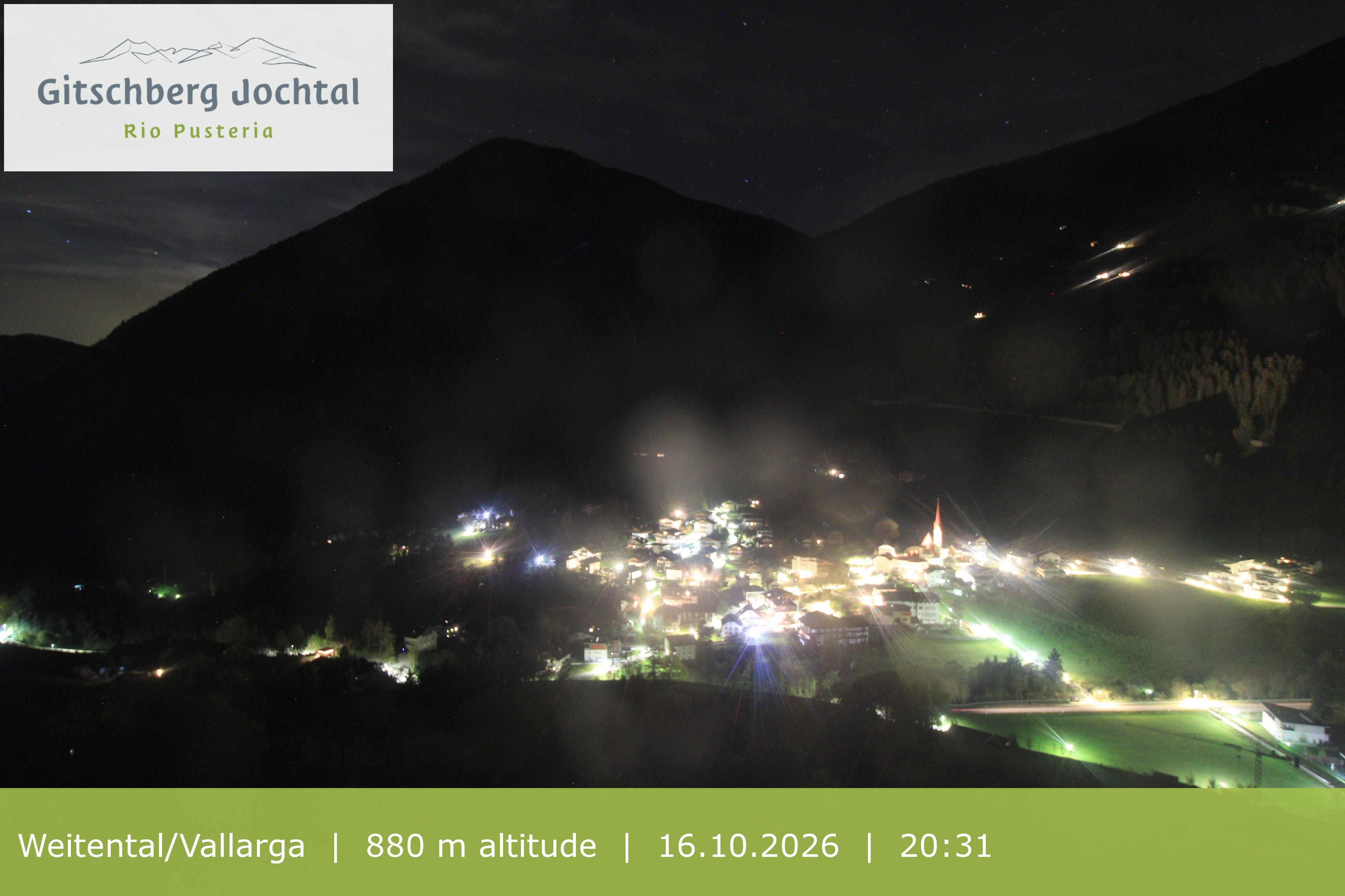 Archiv Foto Webcam Blick auf Weitental vom Gitschberg
