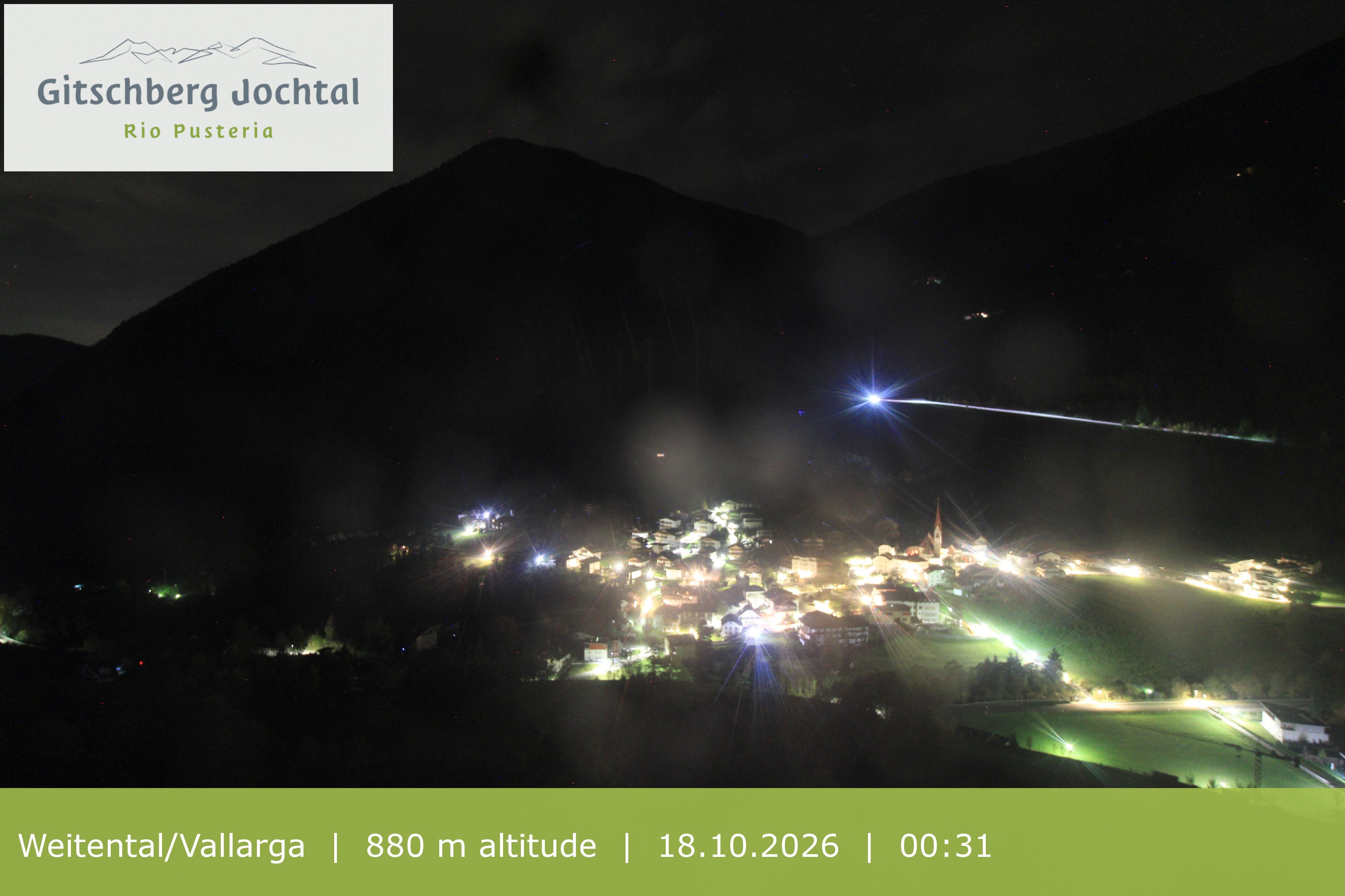 Archiv Foto Webcam Blick auf Weitental vom Gitschberg