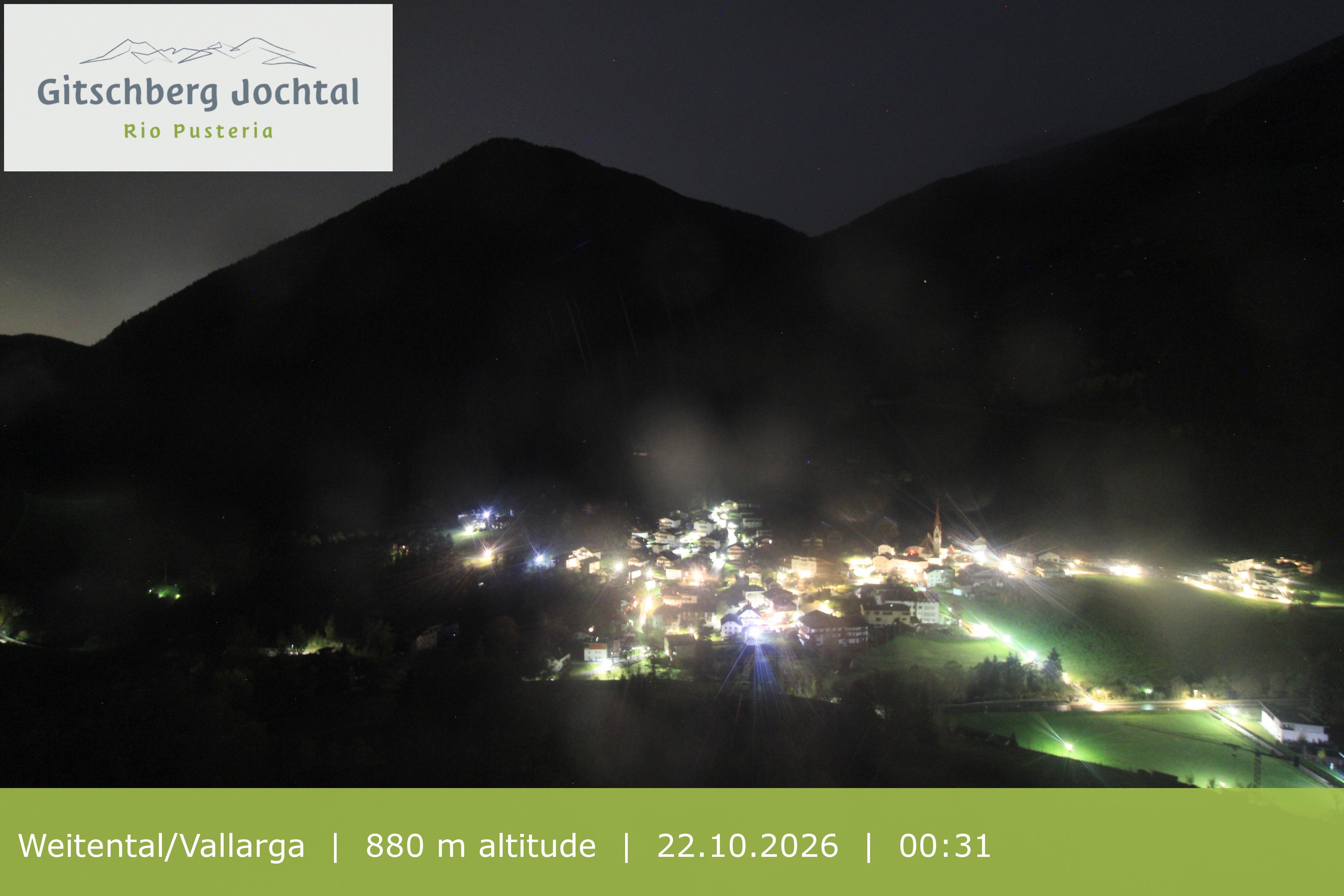Archiv Foto Webcam Blick auf Weitental vom Gitschberg