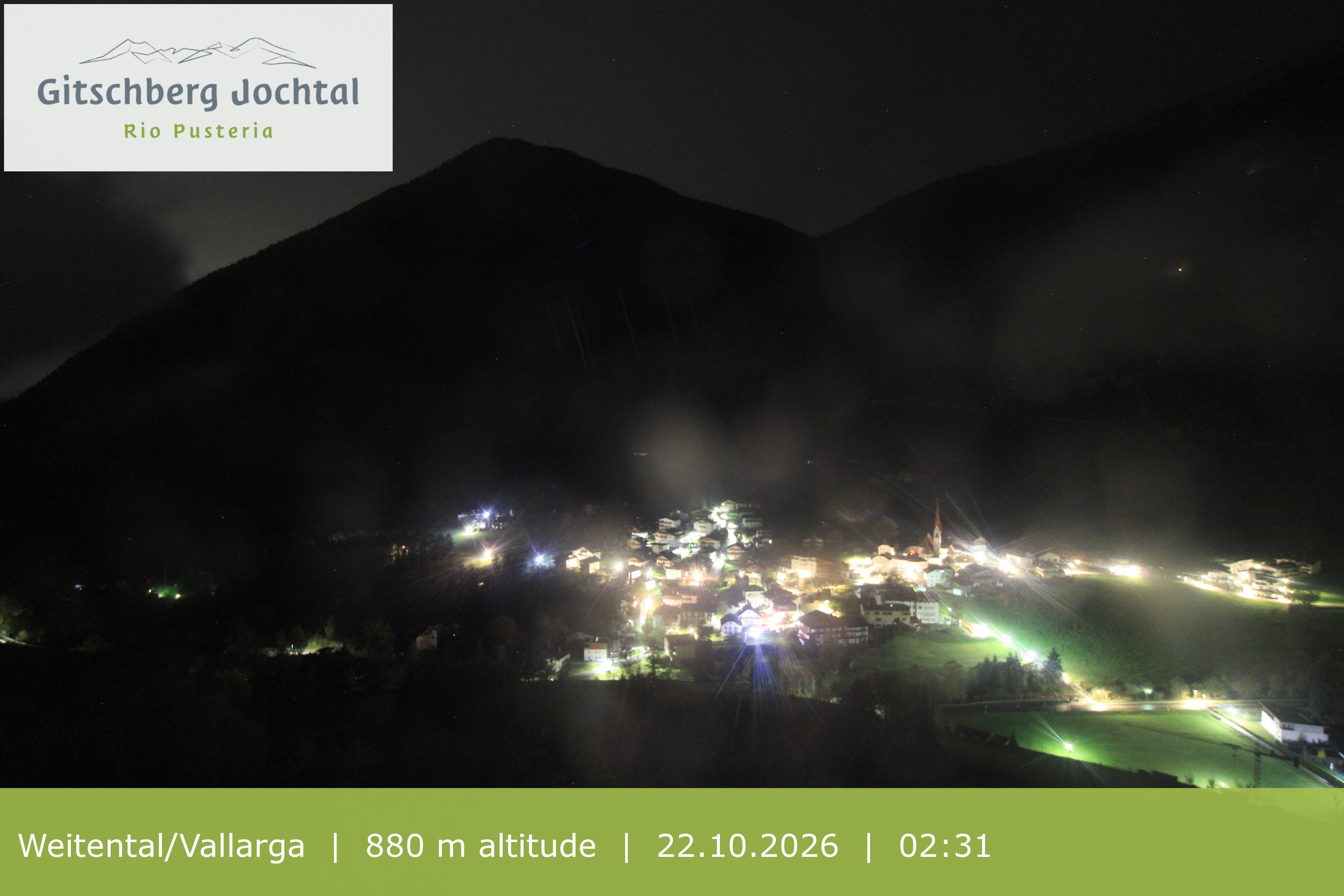 Archiv Foto Webcam Blick auf Weitental vom Gitschberg