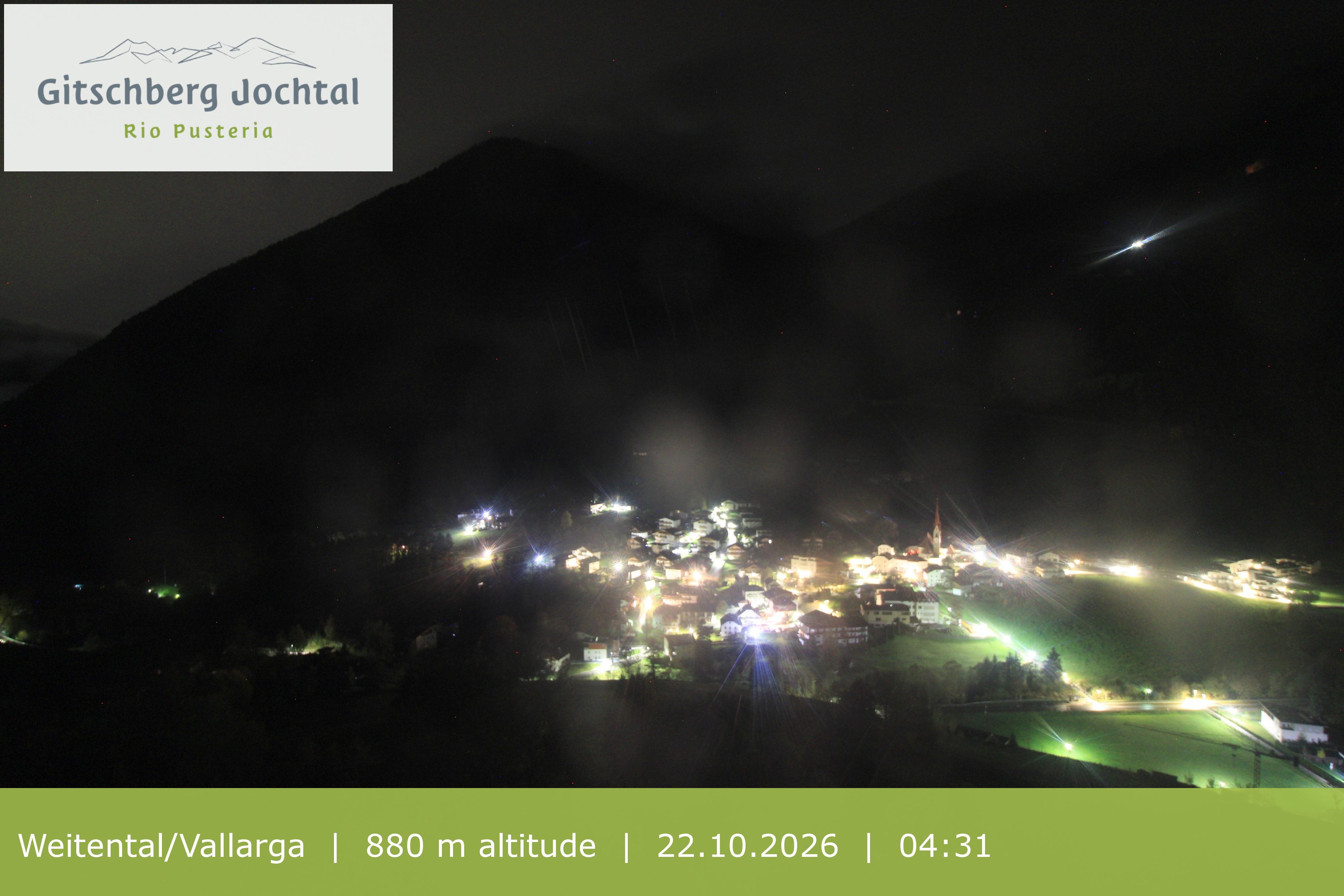 Archiv Foto Webcam Blick auf Weitental vom Gitschberg