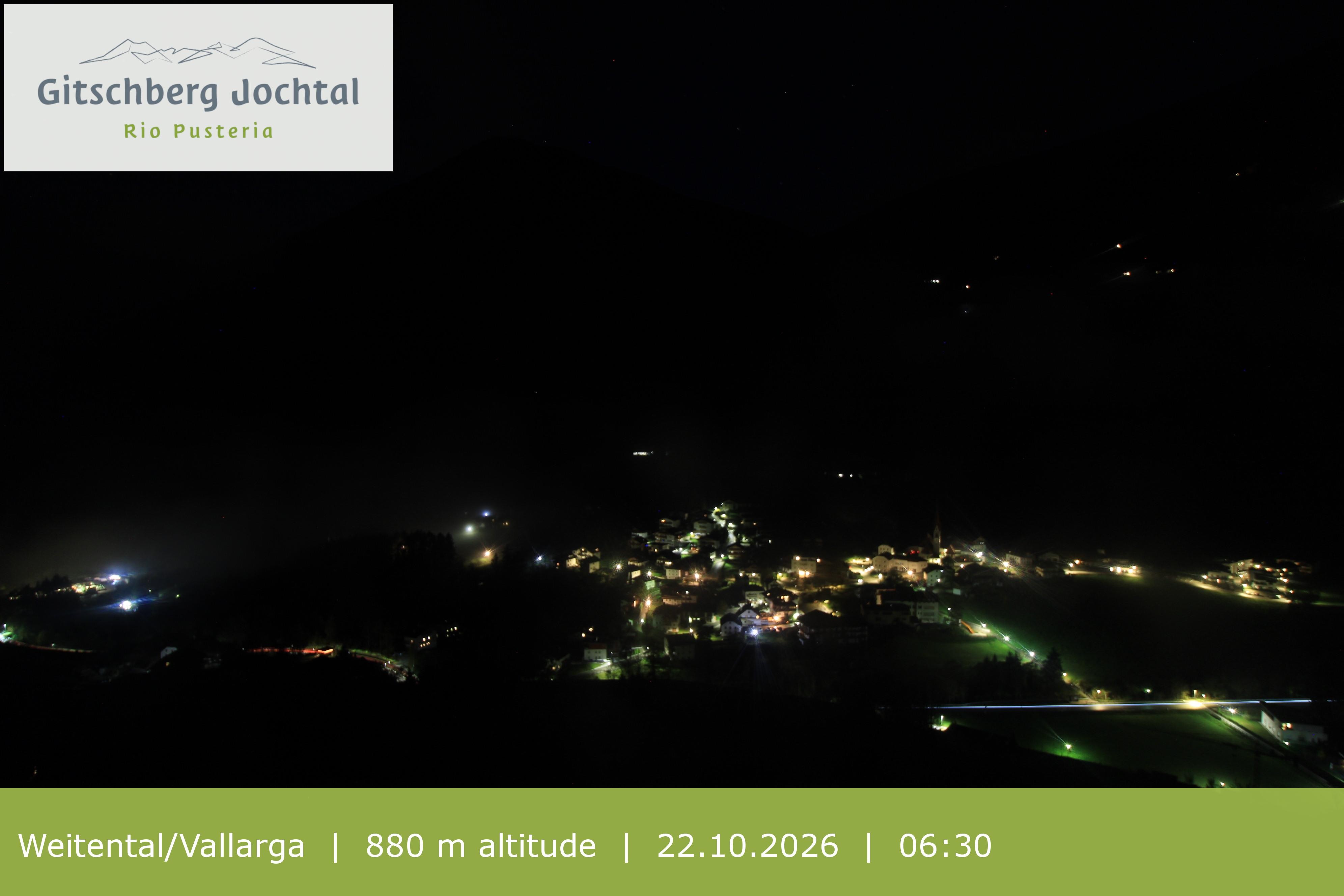 Archiv Foto Webcam Blick auf Weitental vom Gitschberg