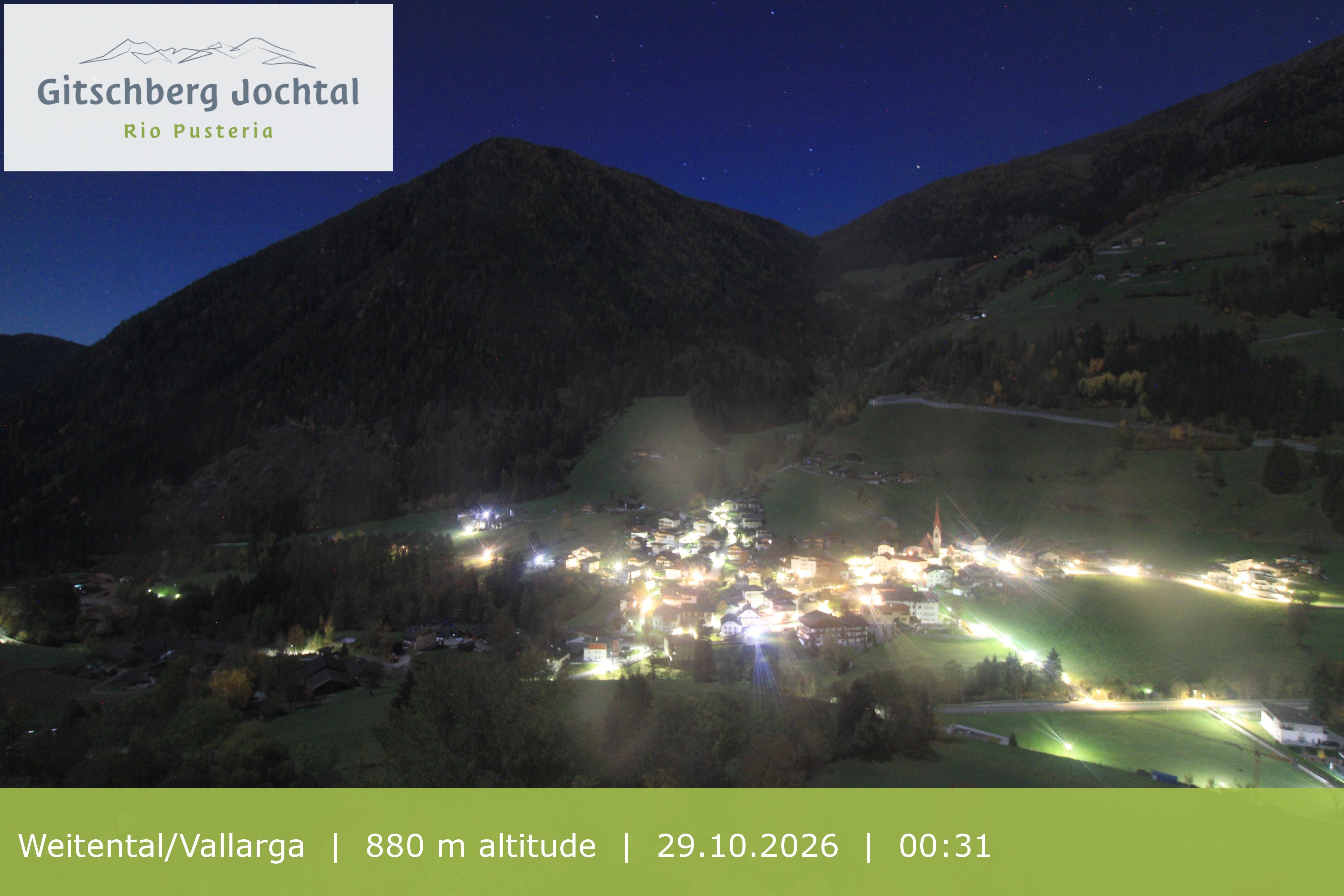 Archiv Foto Webcam Blick auf Weitental vom Gitschberg